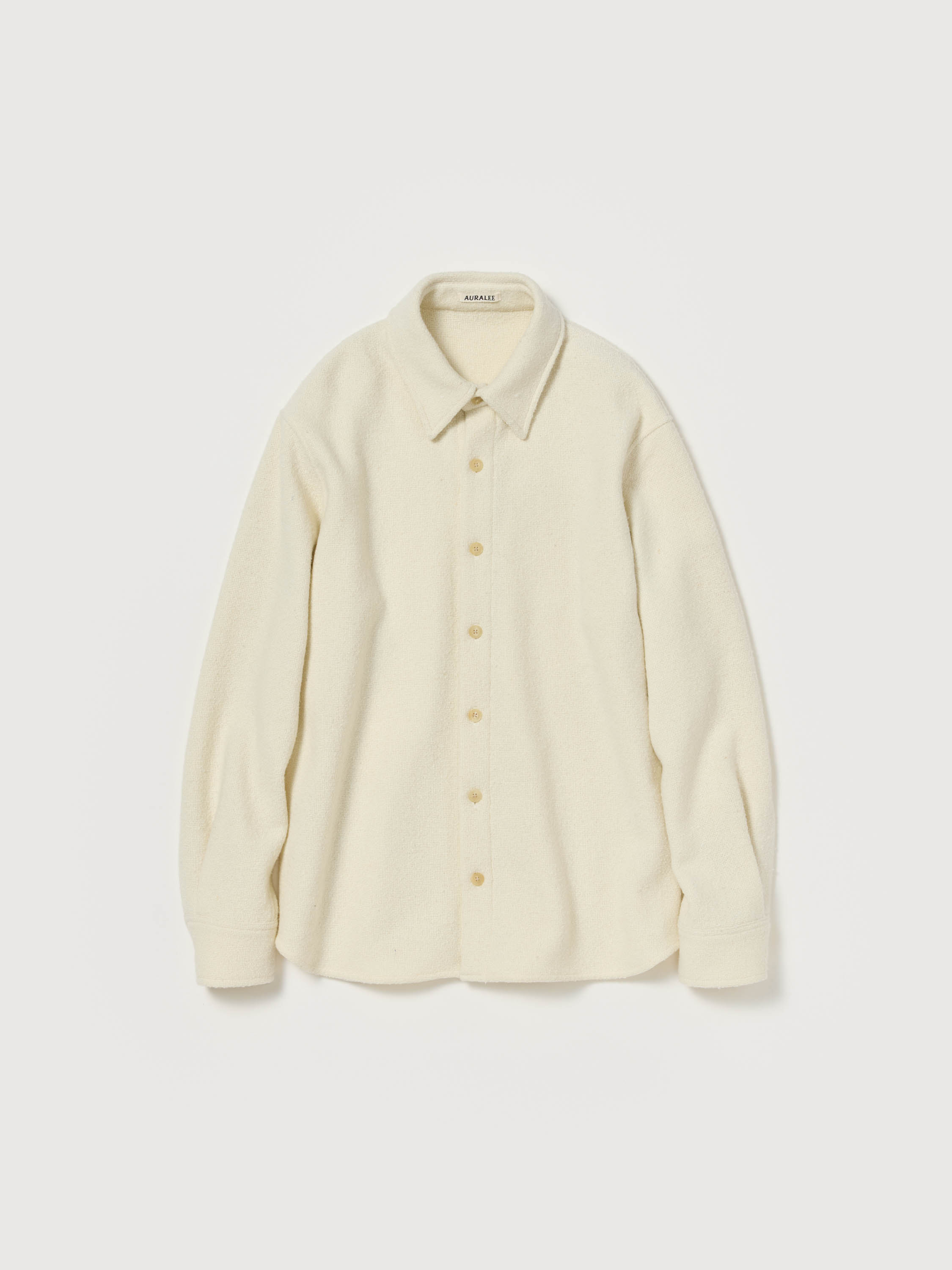 HOMESPUN TWEED  SHIRT BLOUSON 詳細画像 IVORY WHITE 1
