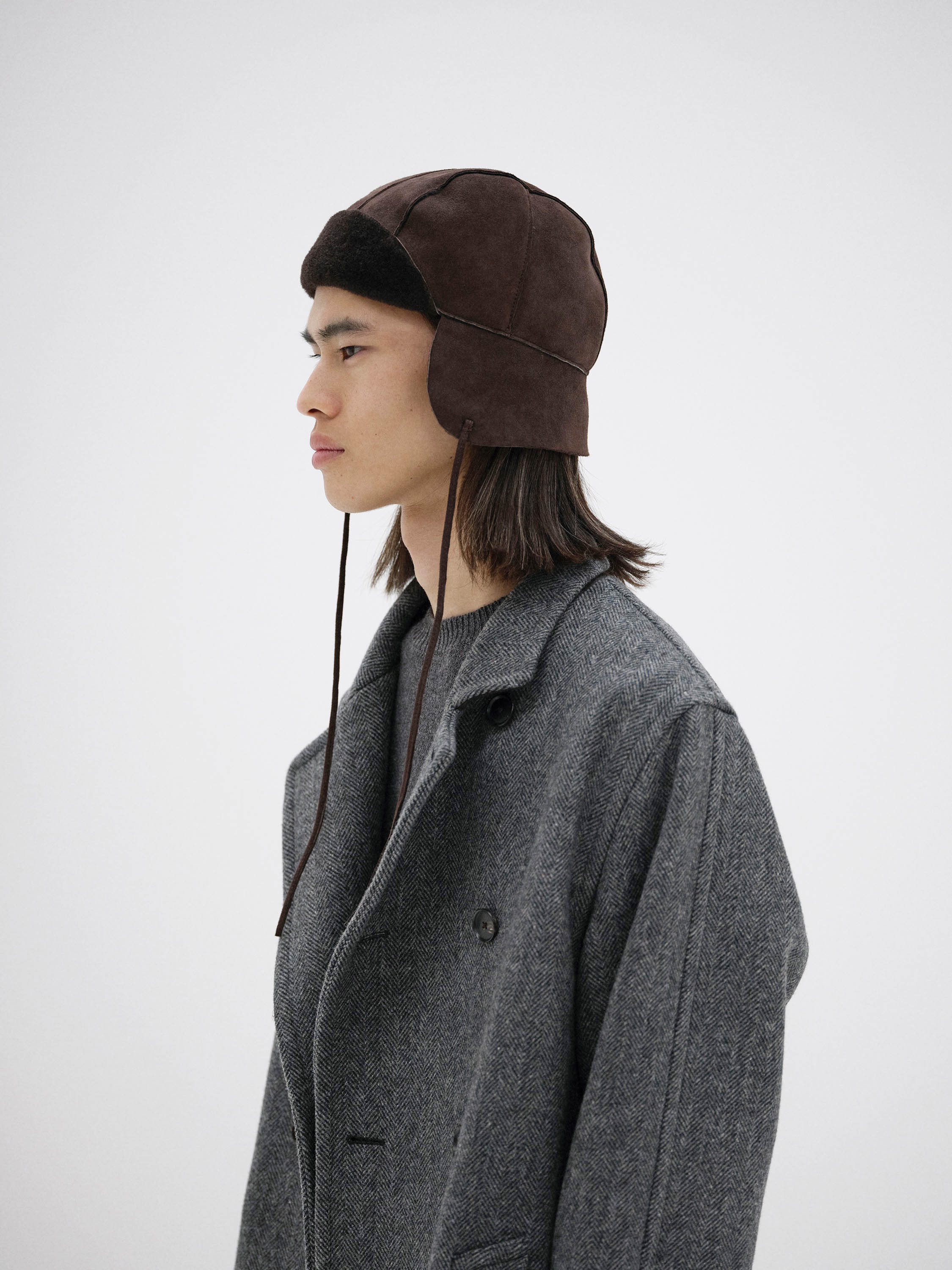 MERINO MOUTON CAP 詳細画像 DARK BROWN 2