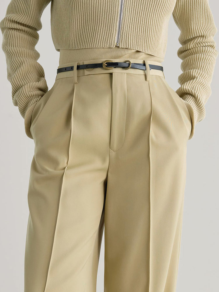LEATHER NARROW BELT