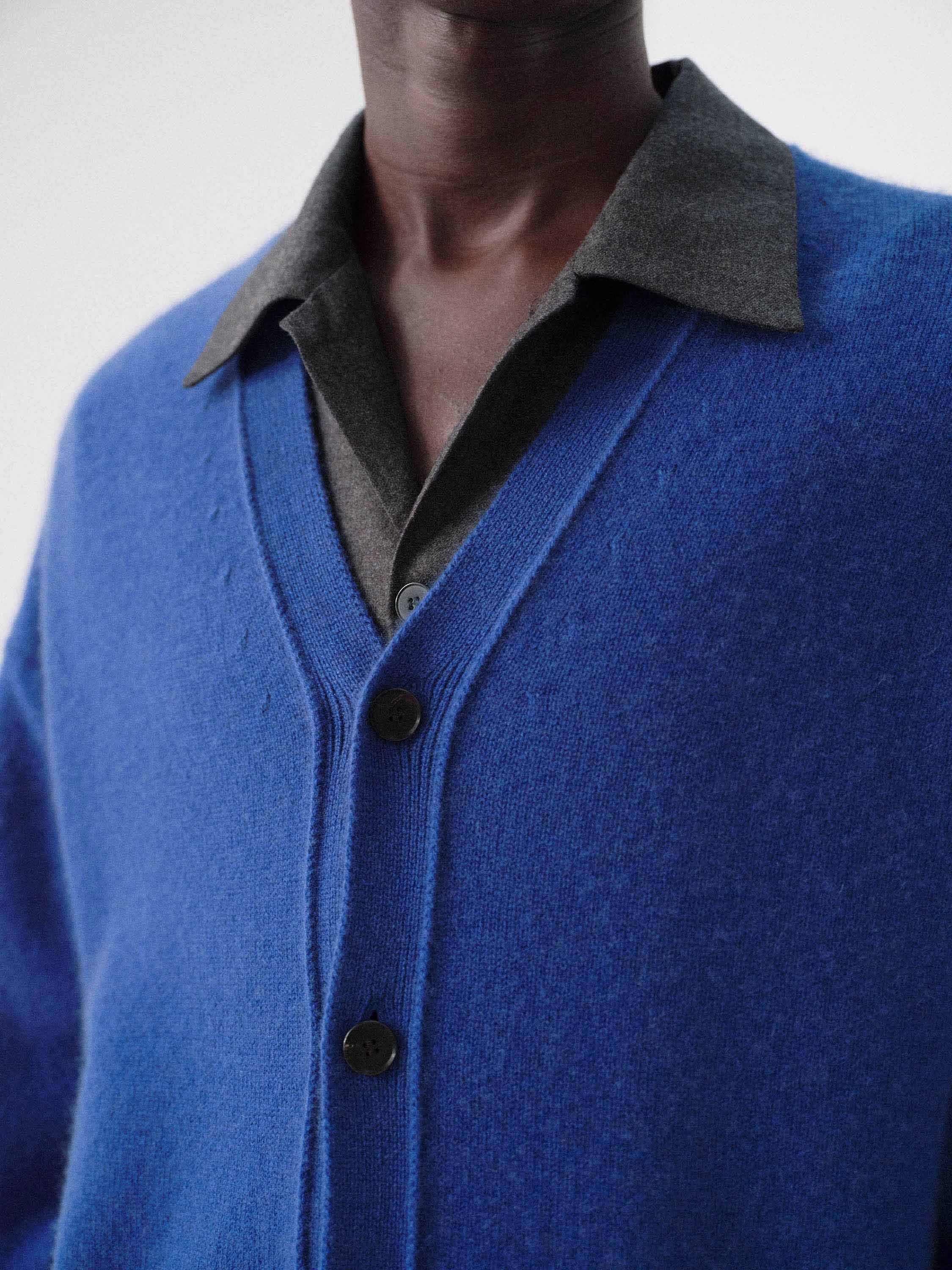 BABY CASHMERE KNIT CARDIGAN 詳細画像 ROYAL BLUE 3