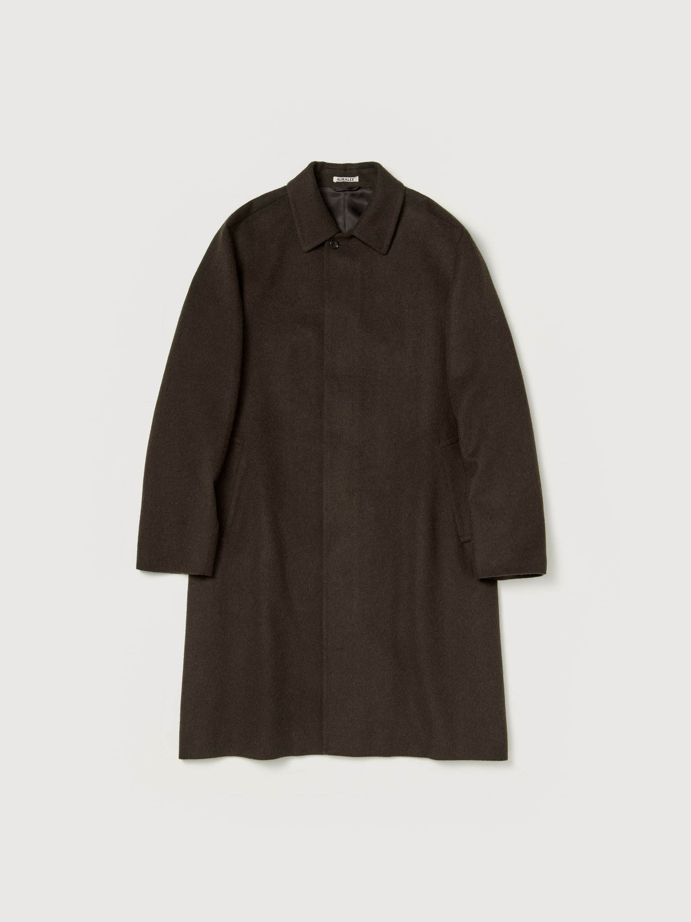 BABY CAMEL FLANNEL COAT 詳細画像 DARK BROWN 1