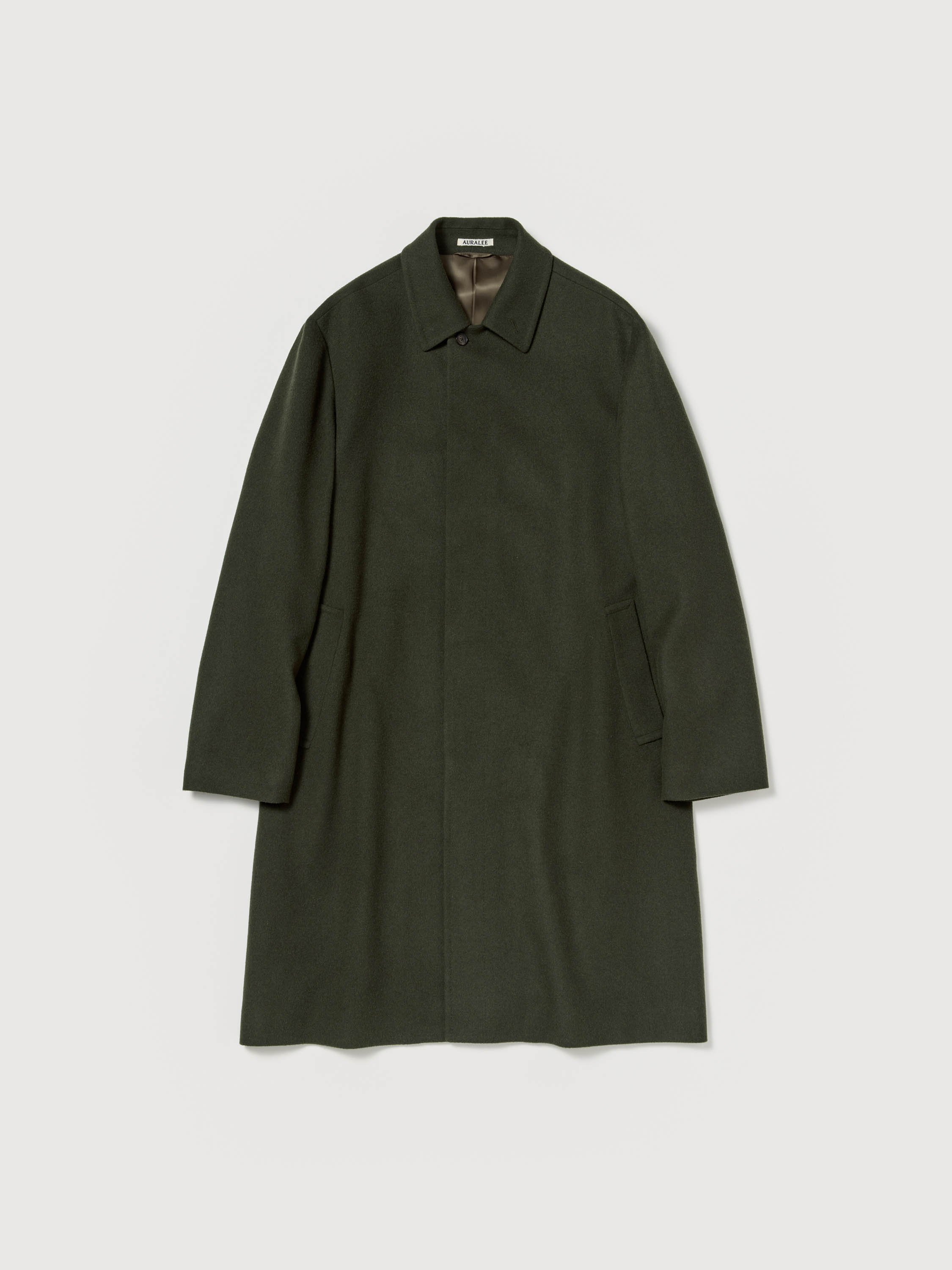 BABY CAMEL FLANNEL COAT 詳細画像 DARK OLIVE 6