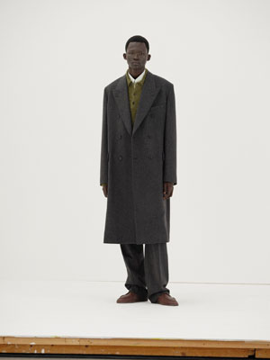 CASHMERE MOLESKIN COAT