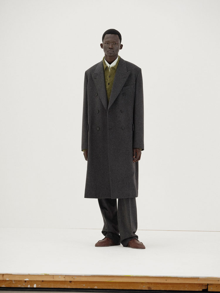 CASHMERE MOLESKIN COAT