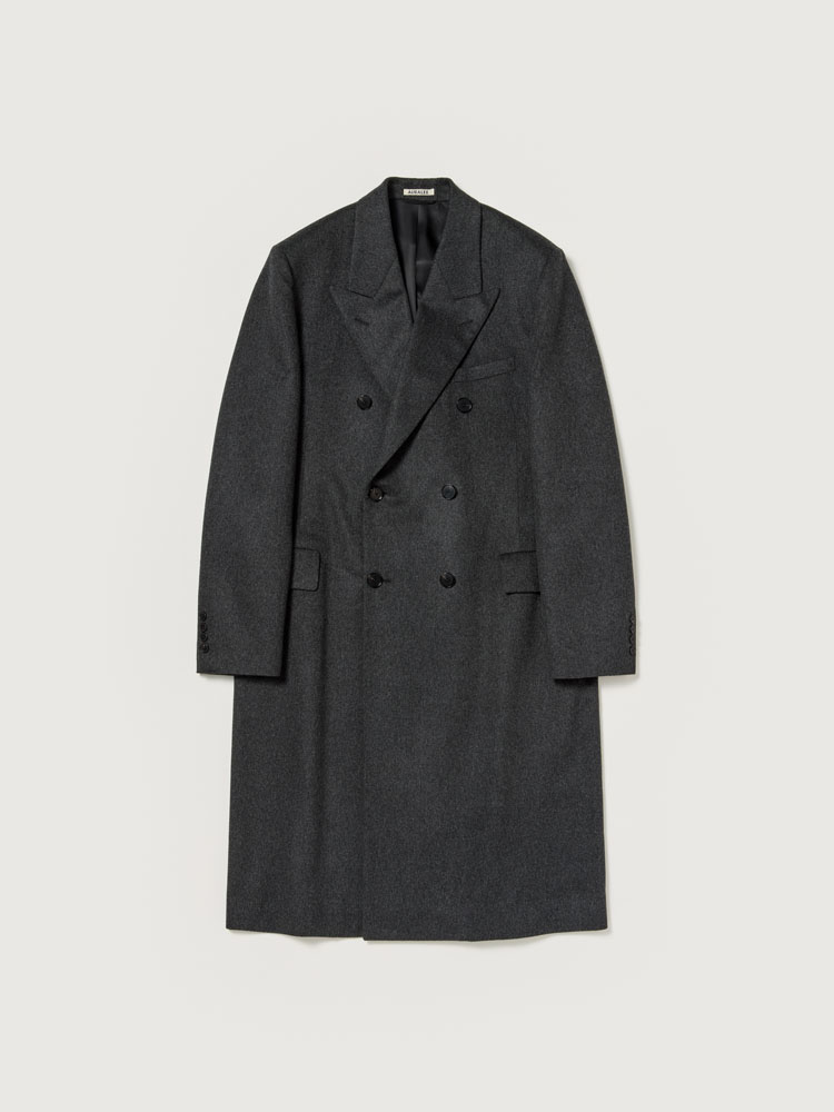 CASHMERE MOLESKIN COAT