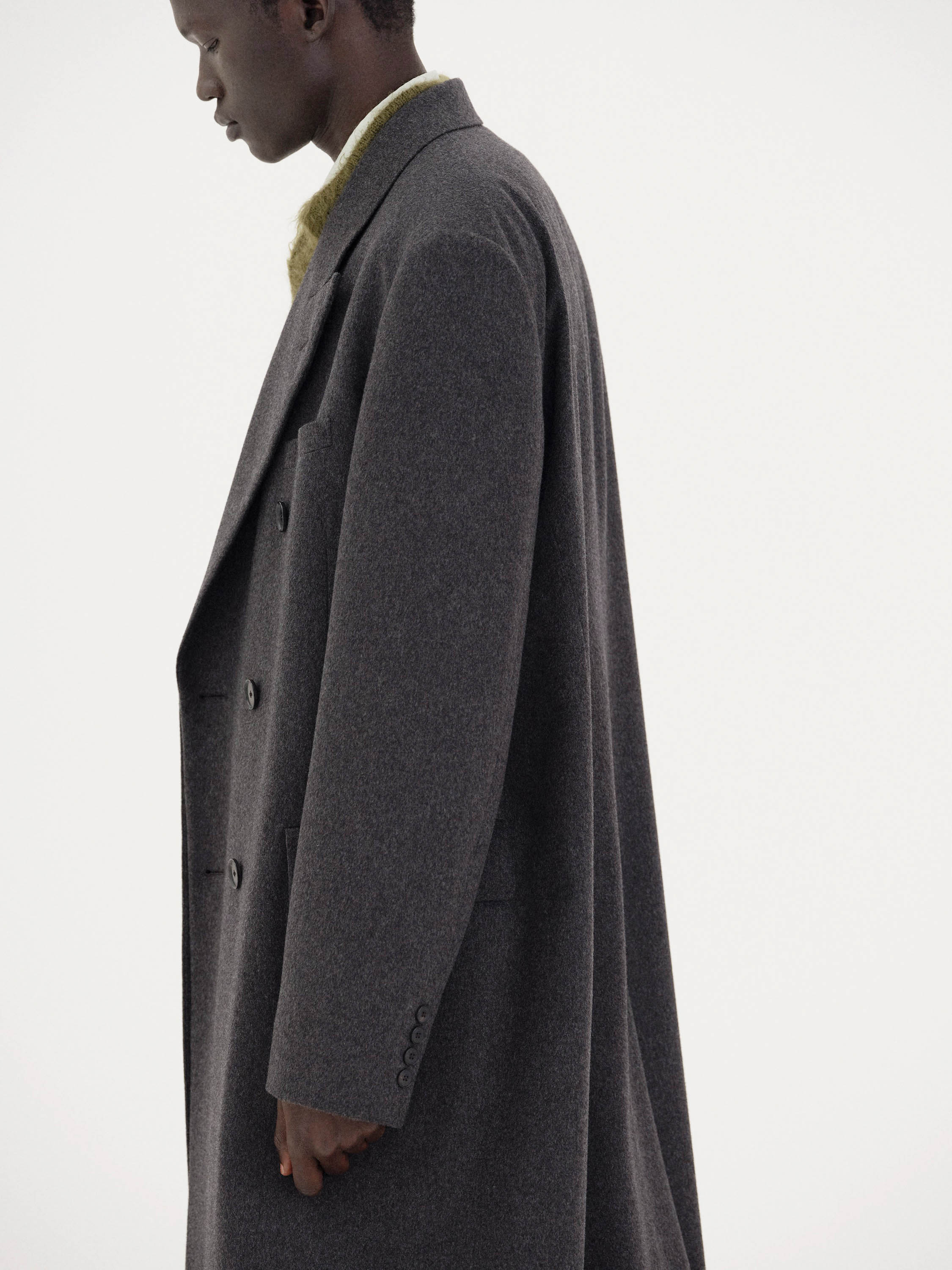 CASHMERE MOLESKIN COAT 詳細画像 TOP CHARCOAL 4