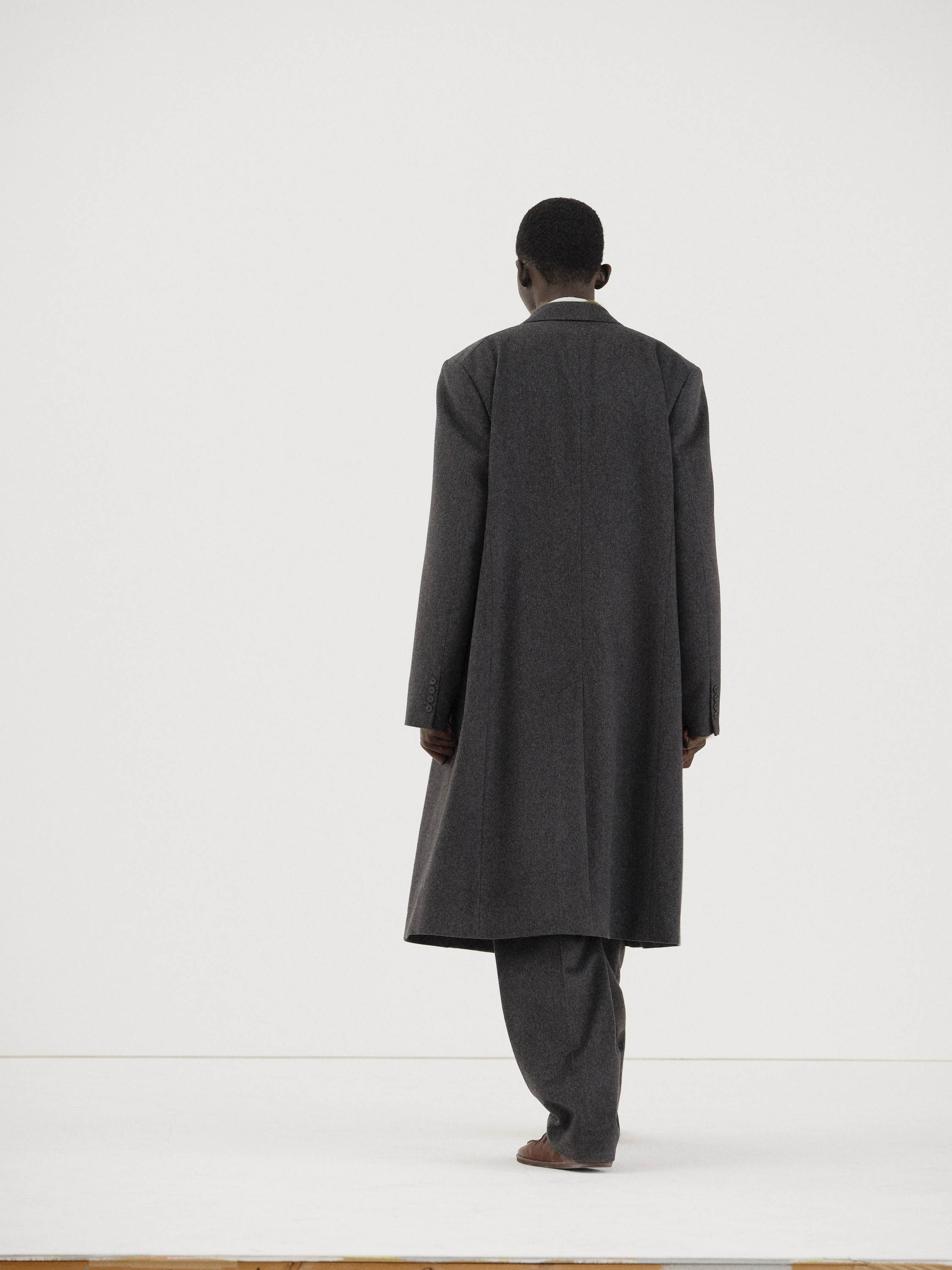 CASHMERE MOLESKIN COAT 詳細画像 TOP CHARCOAL 5