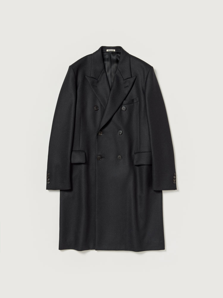 LIGHT MELTON CHESTERFIELD COAT