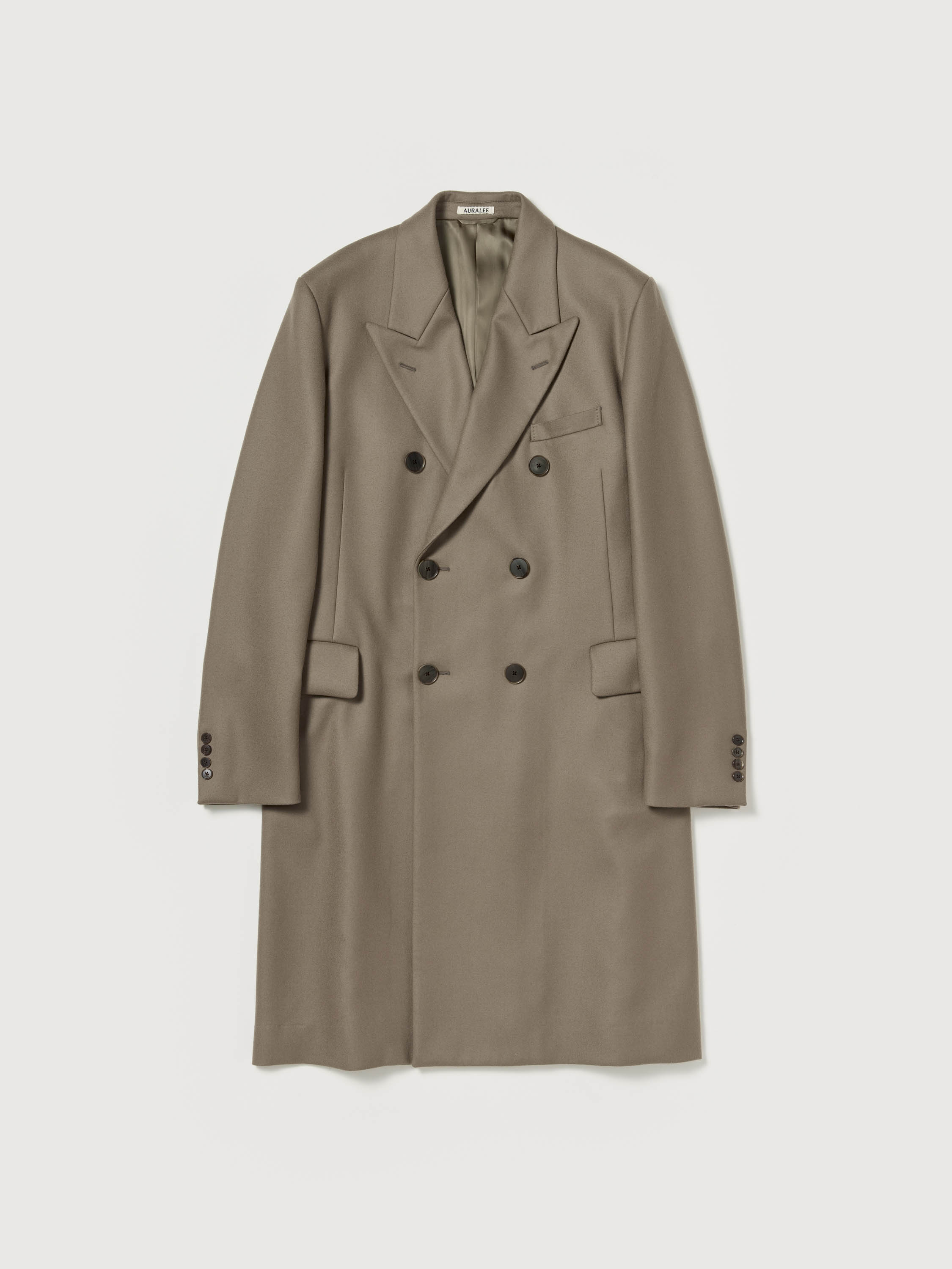 LIGHT MELTON CHESTERFIELD COAT 詳細画像 KHAKI BROWN 1