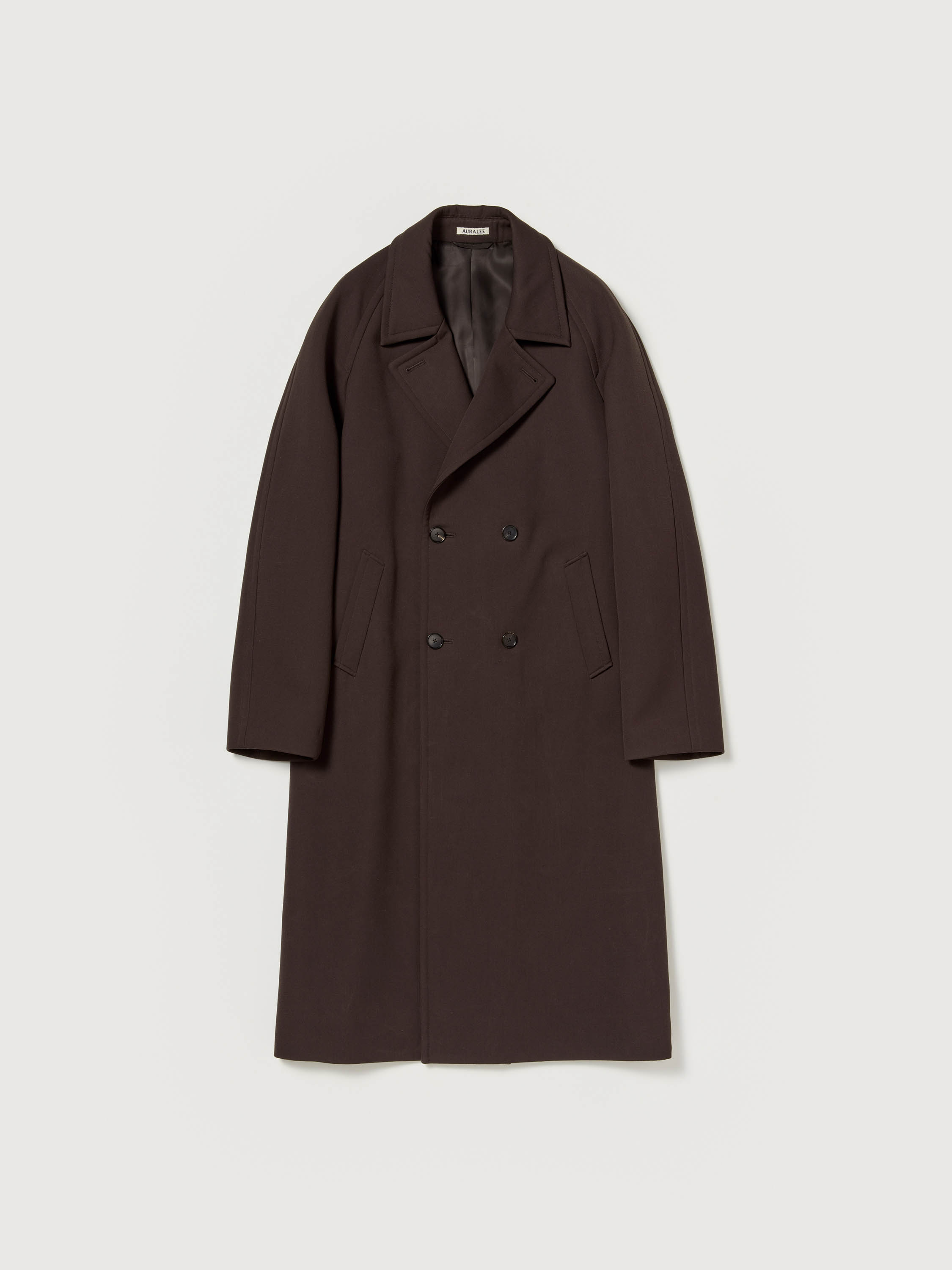 TWISTED DOUBLE CLOTH COAT 詳細画像 DARK BROWN 6