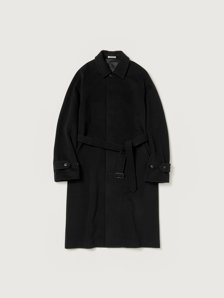 SUPER FINE WOOL MOSSER SOUTIEN COLLAR COAT
