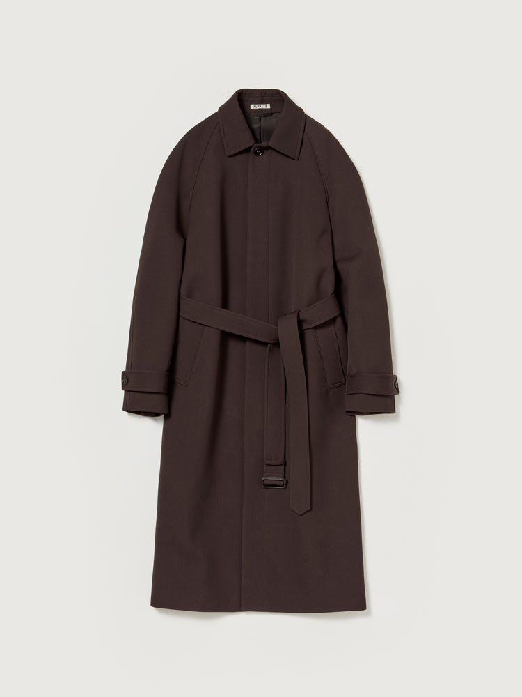 TWISTED DOUBLE CLOTH COAT - AURALEE Official Website