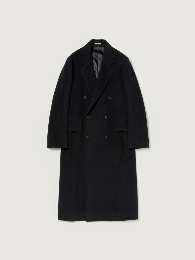 ジャケット・アウター 24AW AURALEE MOSSER CHESTERFIELD COAT Wool Mosser Chesterfield Coat in Black