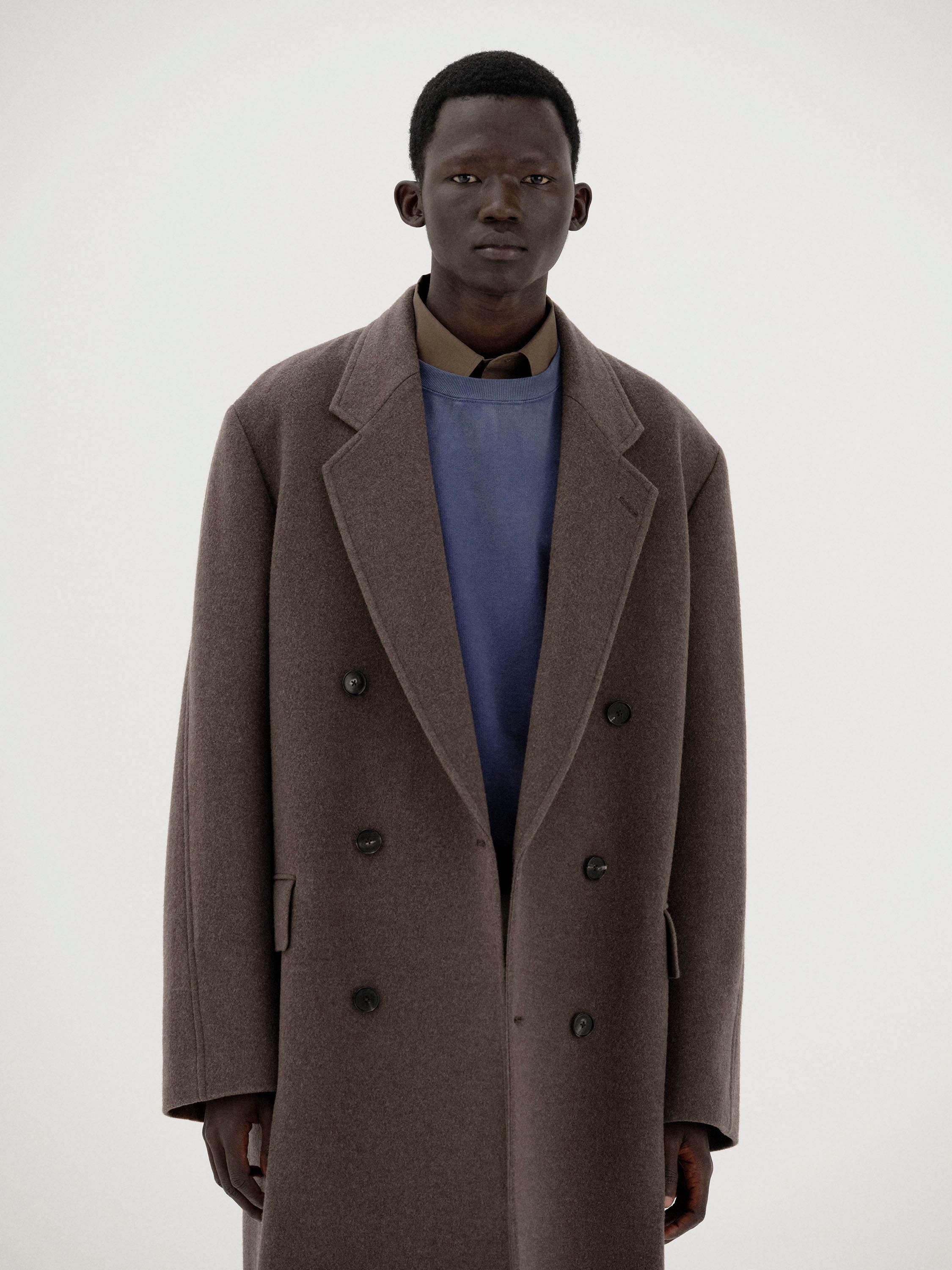 SUPER FINE WOOL MOSSER CHESTERFIELD COAT 詳細画像 TOP BROWN 3