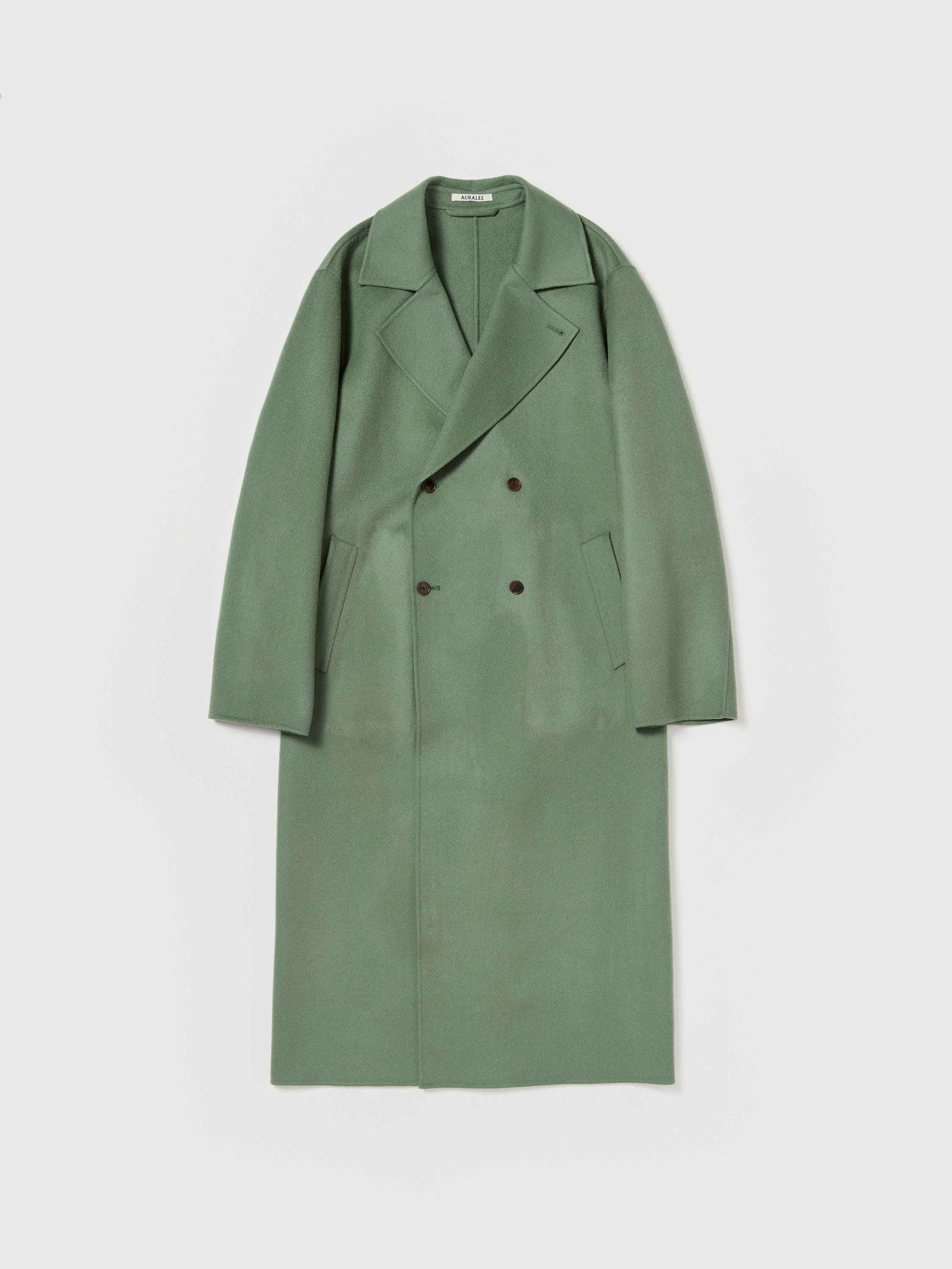CASHMERE MELTON HAND SEWN COAT 詳細画像 OLIVE 1