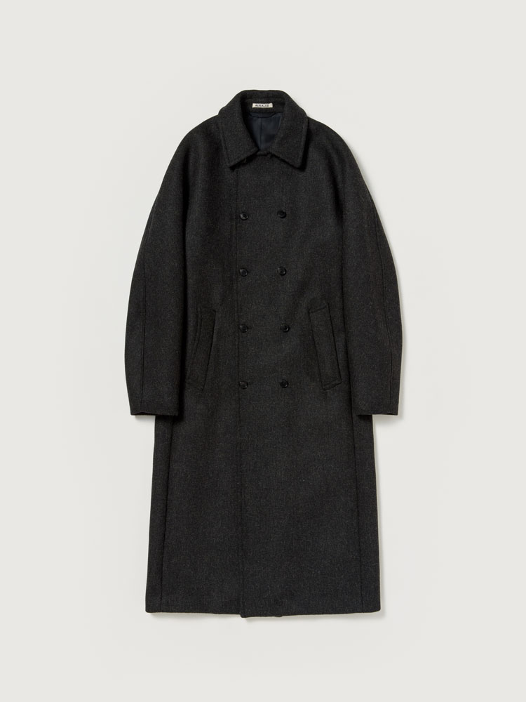 ジャケット・アウター AURALEE 21aw WOOL DOUBLE BREASTED COAT Namu Shop - Auralee Bluefaced Wool Check Double-Breasted
