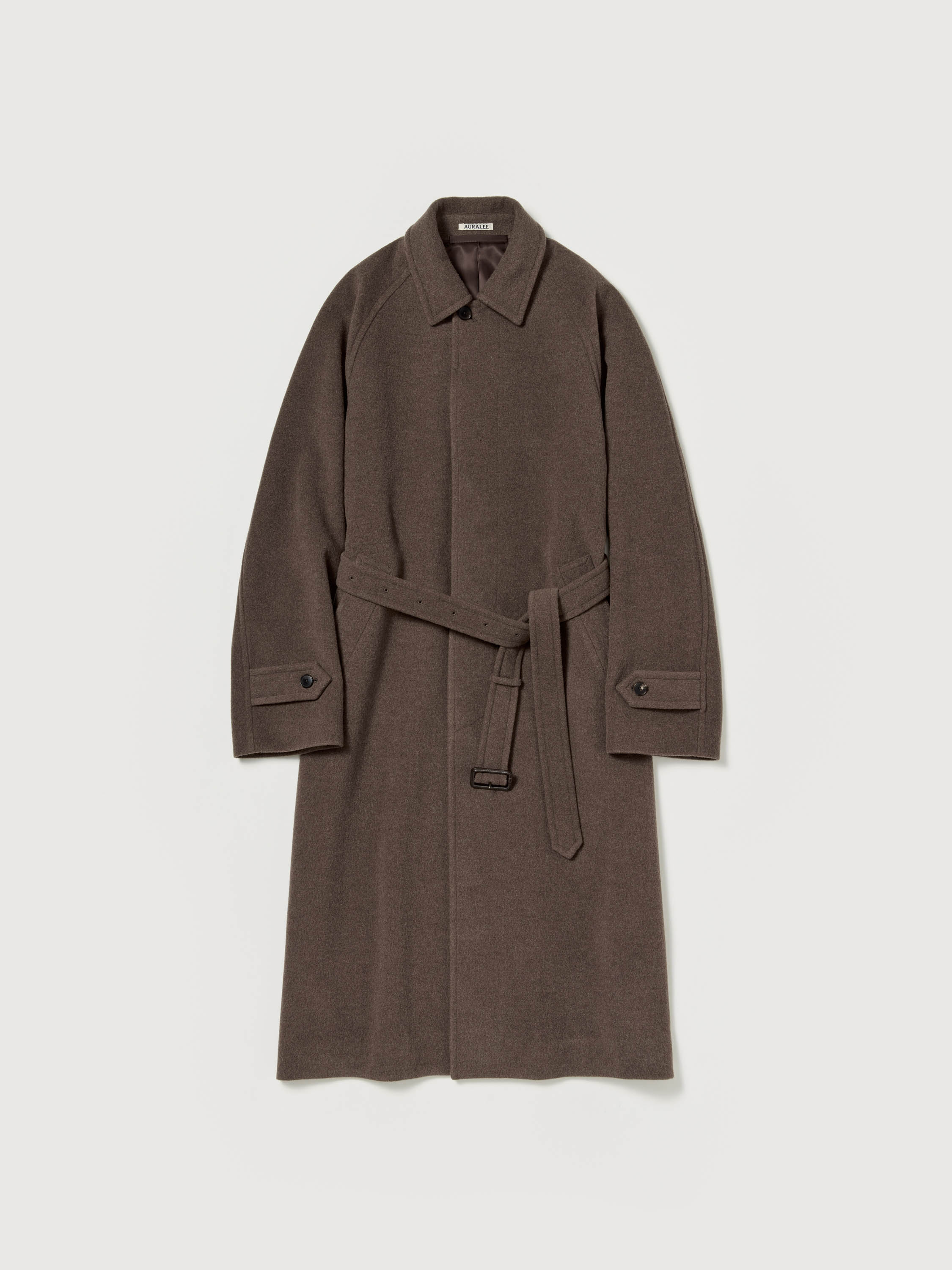 SUPER FINE WOOL MOSSER SOUTIEN COLLAR COAT 詳細画像 TOP BROWN 1