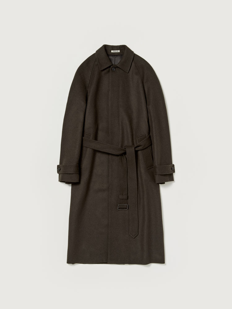 23AW AURALEE BABY CAMEL FLANNEL COAT 4 AURALEE BABY CAMEL FLANNEL