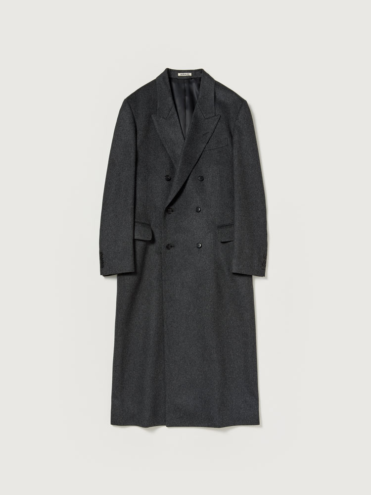 CASHMERE MOLESKIN COAT