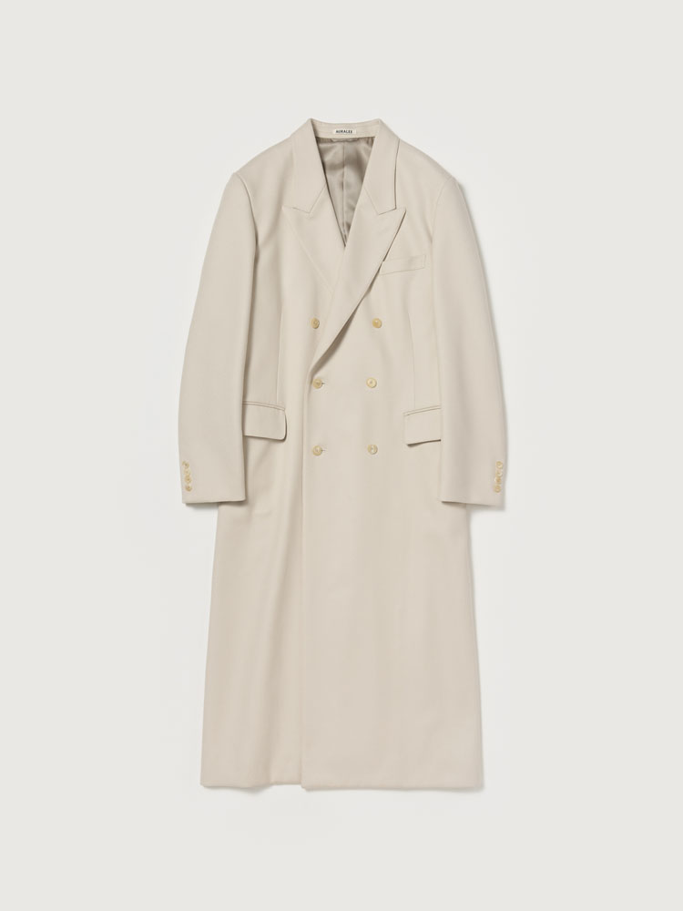 LIGHT MELTON CHESTERFIELD COAT