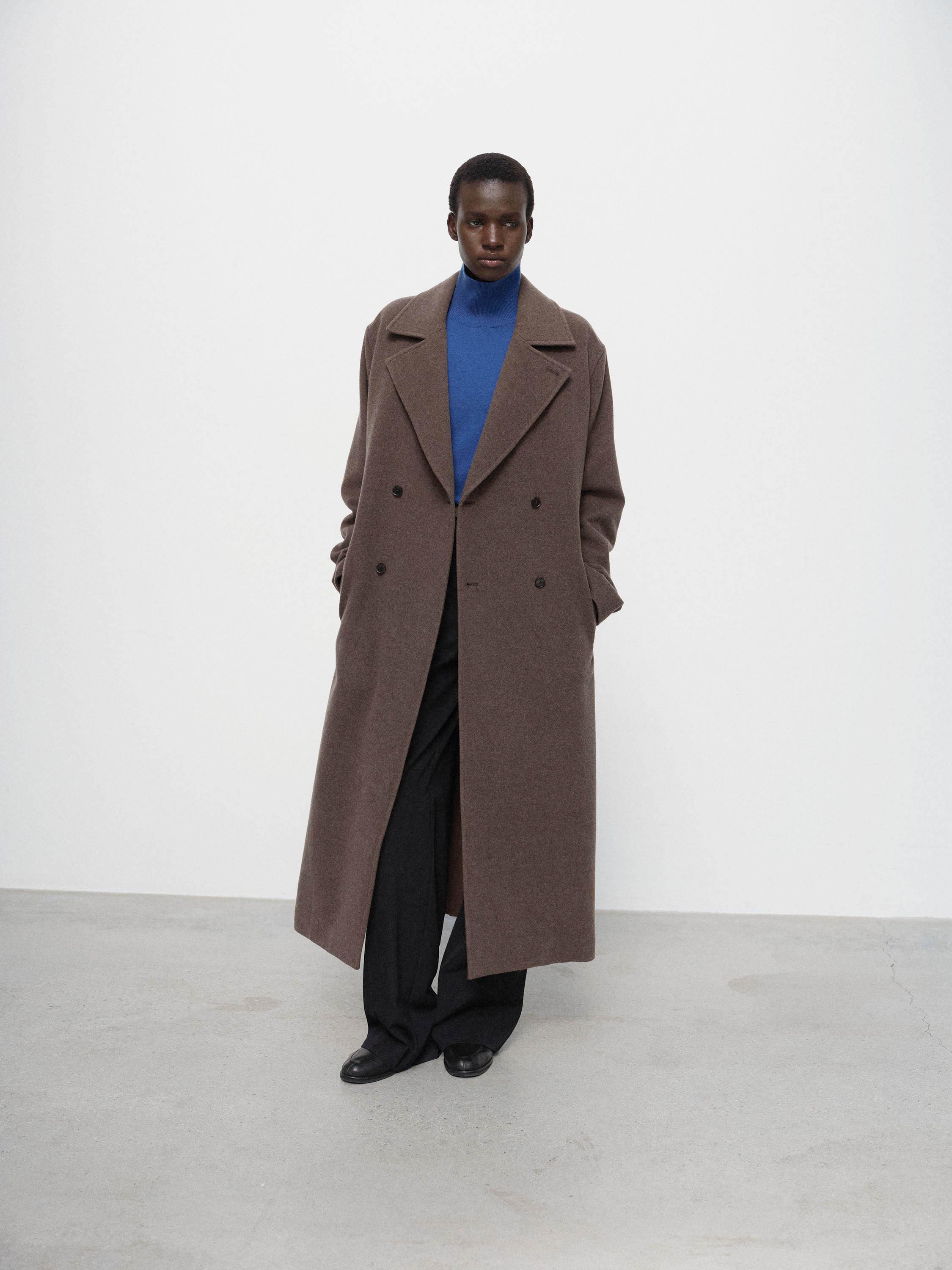 SUPER FINE WOOL MOSSER CHESTERFIELD COAT 詳細画像 TOP BROWN 1