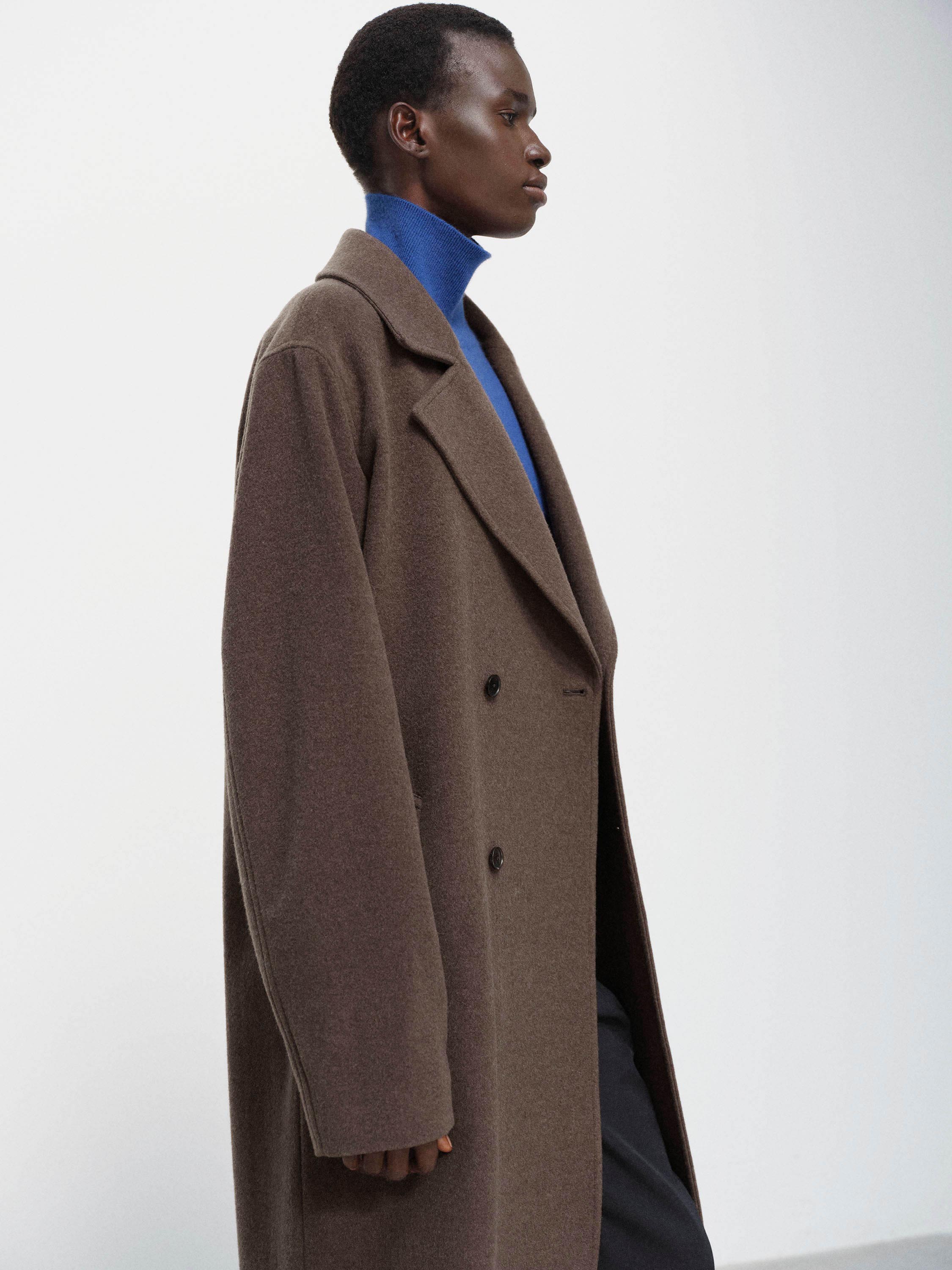 SUPER FINE WOOL MOSSER CHESTERFIELD COAT 詳細画像 TOP BROWN 4