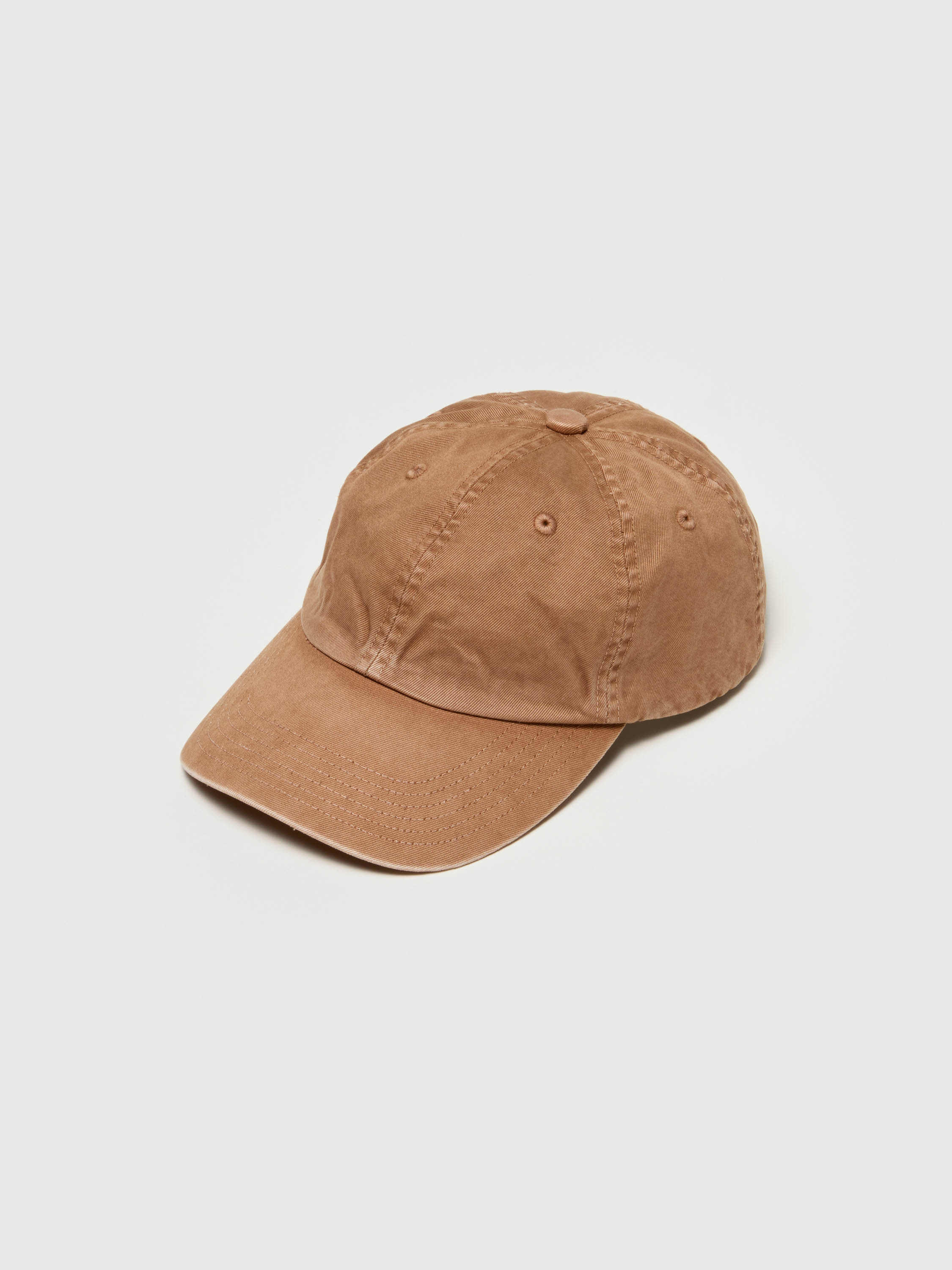 PRODUCT DYED FINX CHINO CAP MADE BY KIJIMATAKAYUKI 詳細画像 LIGHT BROWN 1