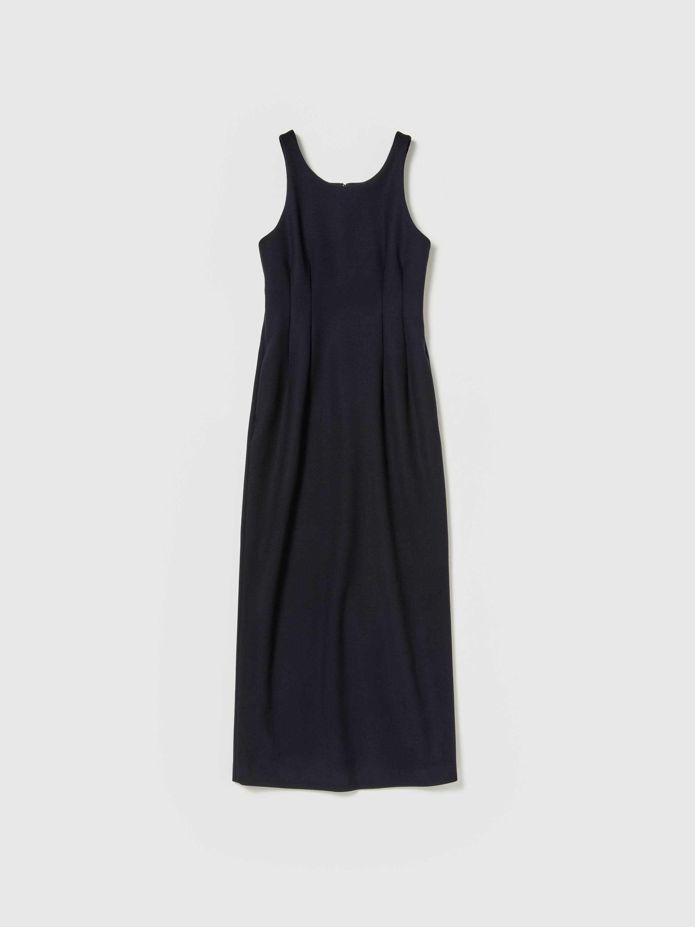 TENSE WOOL DOUBLE CLOTH SLEEVELESS DRESS 詳細画像 DARK NAVY 5
