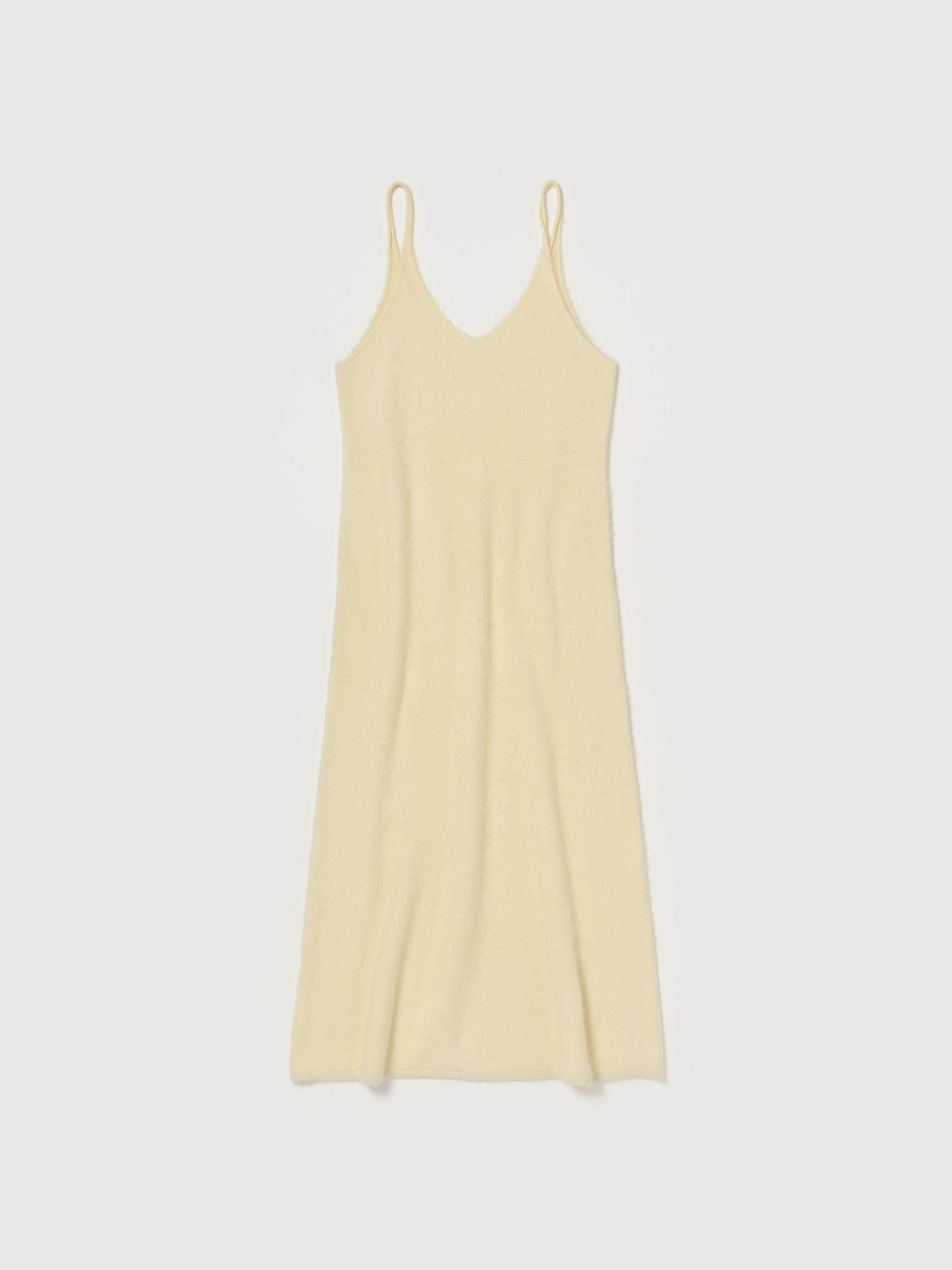 GARMENT-DYED BABY ALPACA FUR KNIT DRESS 詳細画像 ECRU 6