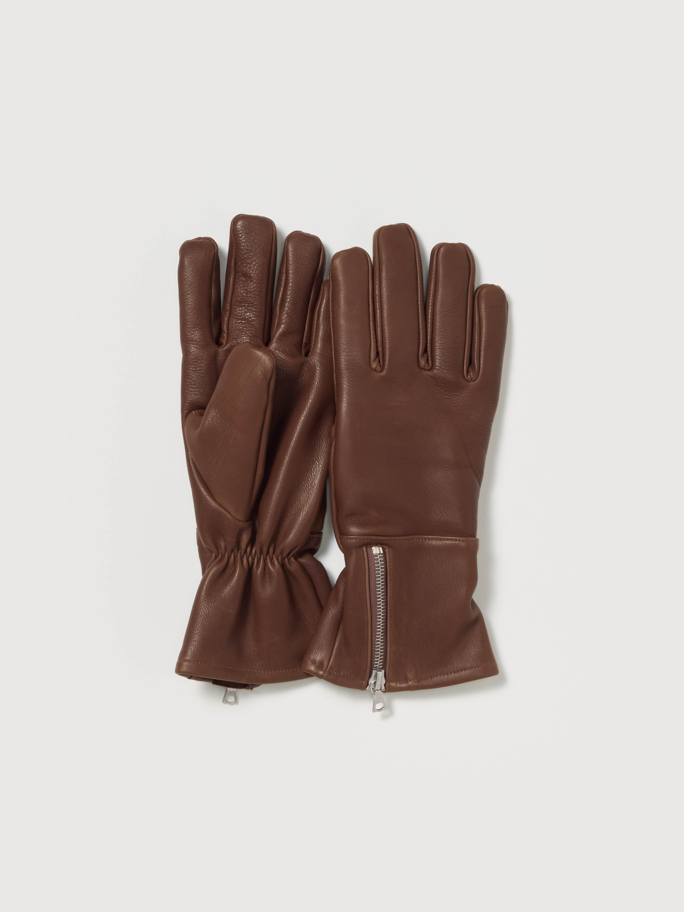 CALF LEATHER GLOVES 詳細画像 BROWN 1