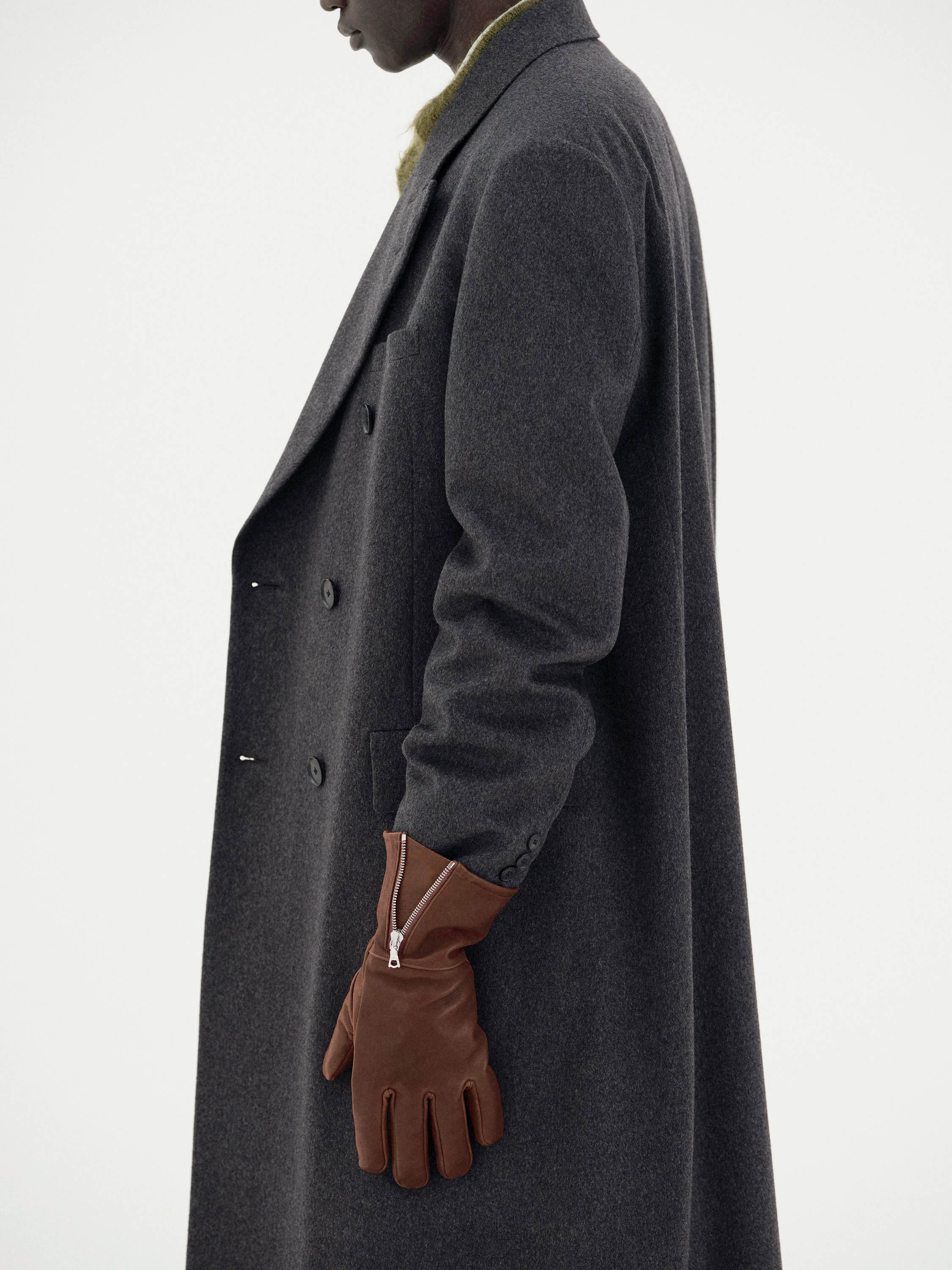 CALF LEATHER GLOVES 詳細画像 BROWN 2
