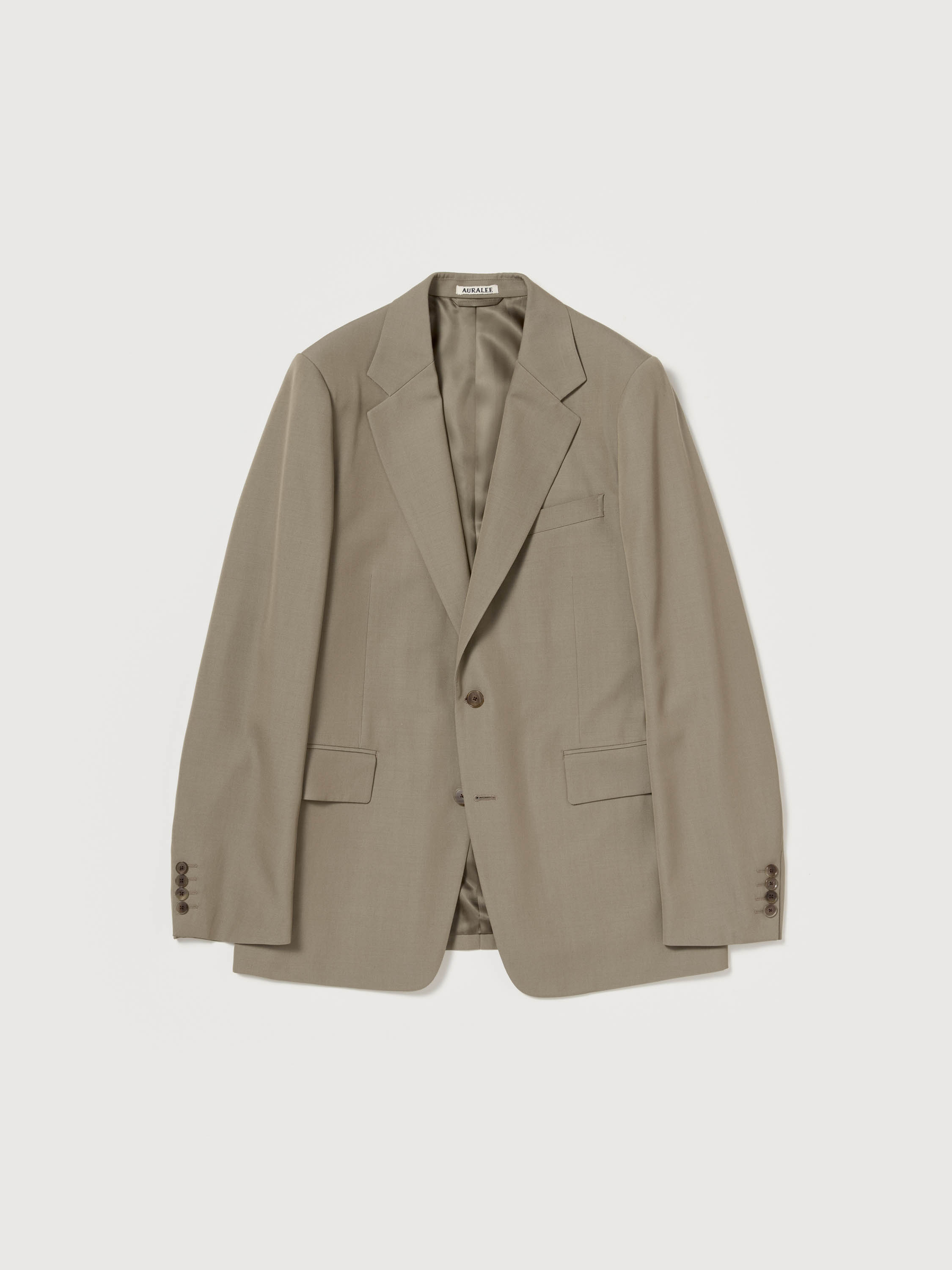 LIGHT WOOL MAX GABARDINE JACKET 詳細画像 KHAKI CHAMBRAY 1