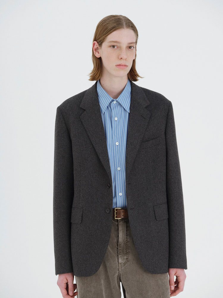 CASHMERE MOLESKIN JACKET