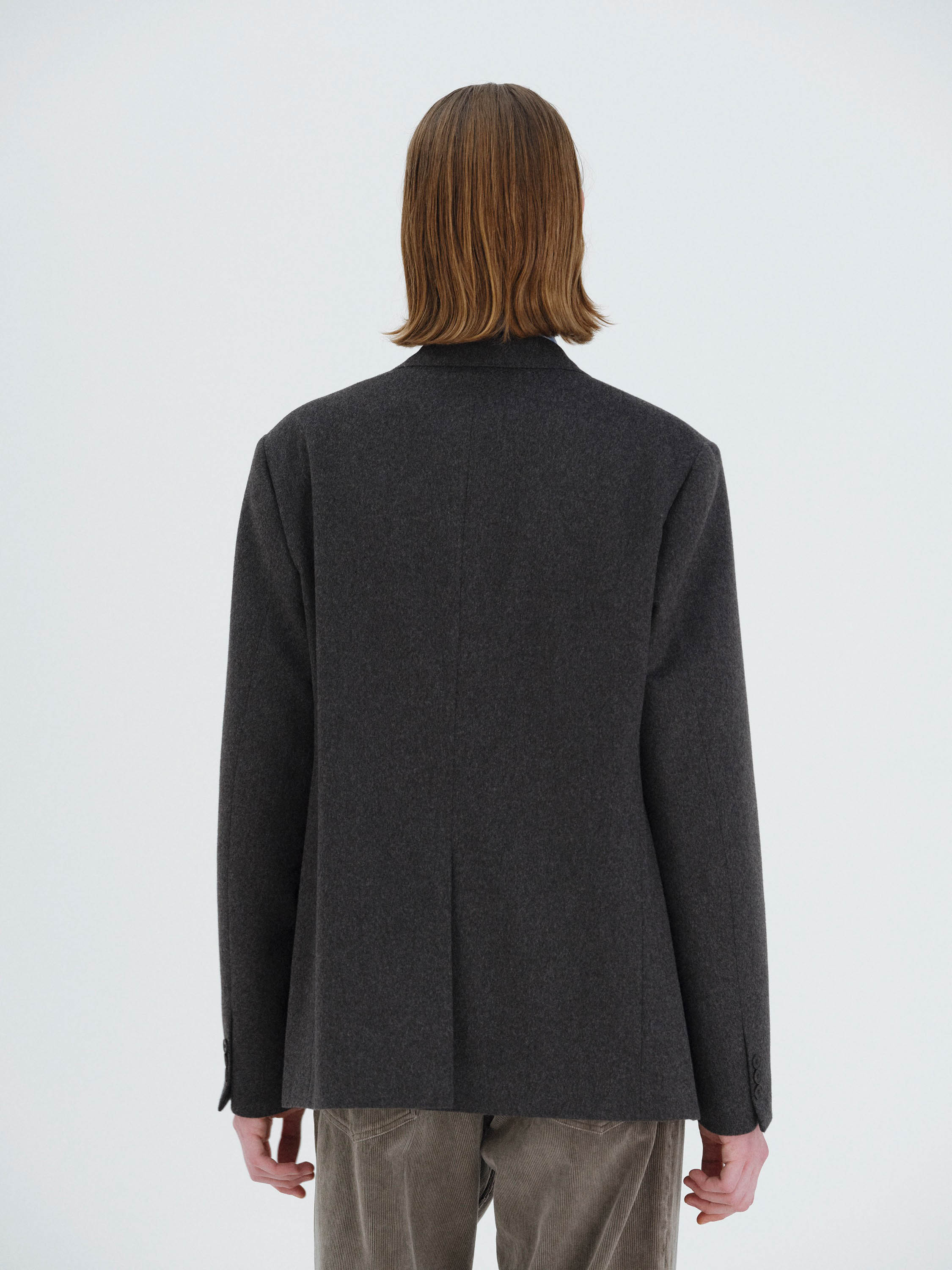 CASHMERE MOLESKIN JACKET 詳細画像 TOP CHARCOAL 4