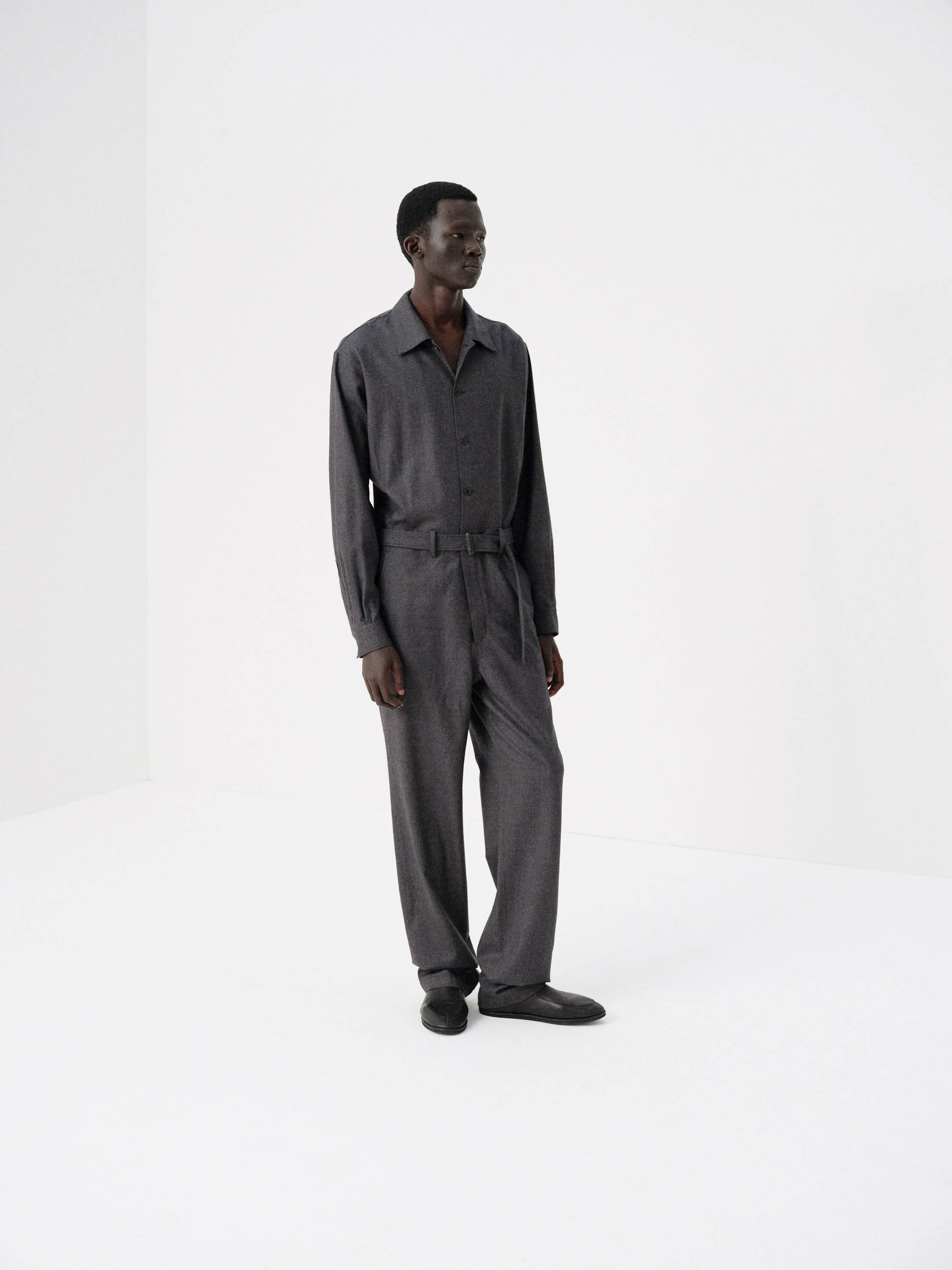SUPER LIGHT WOOL JUMPSUIT 詳細画像 TOP CHARCOAL 3