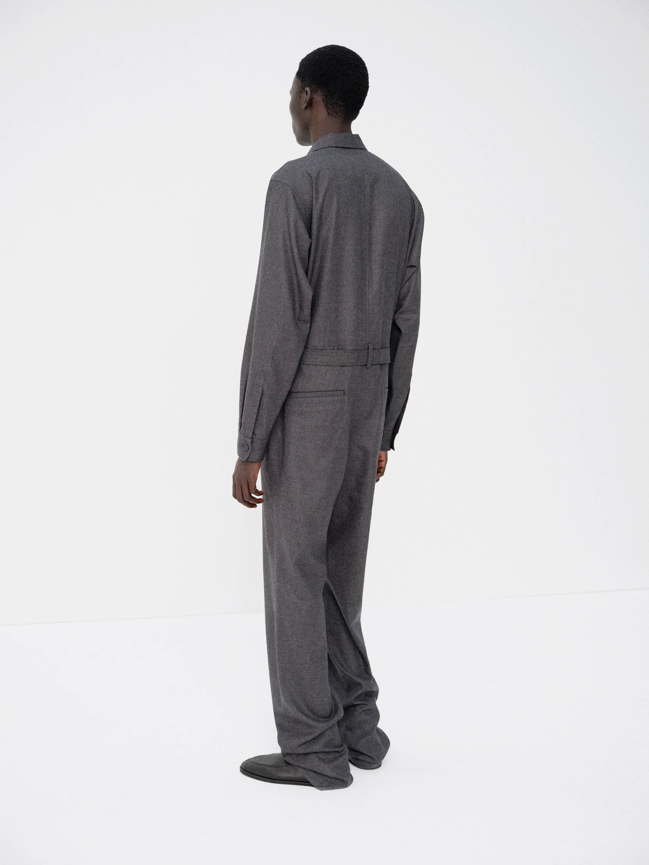 SUPER LIGHT WOOL JUMPSUIT 詳細画像 TOP CHARCOAL 4