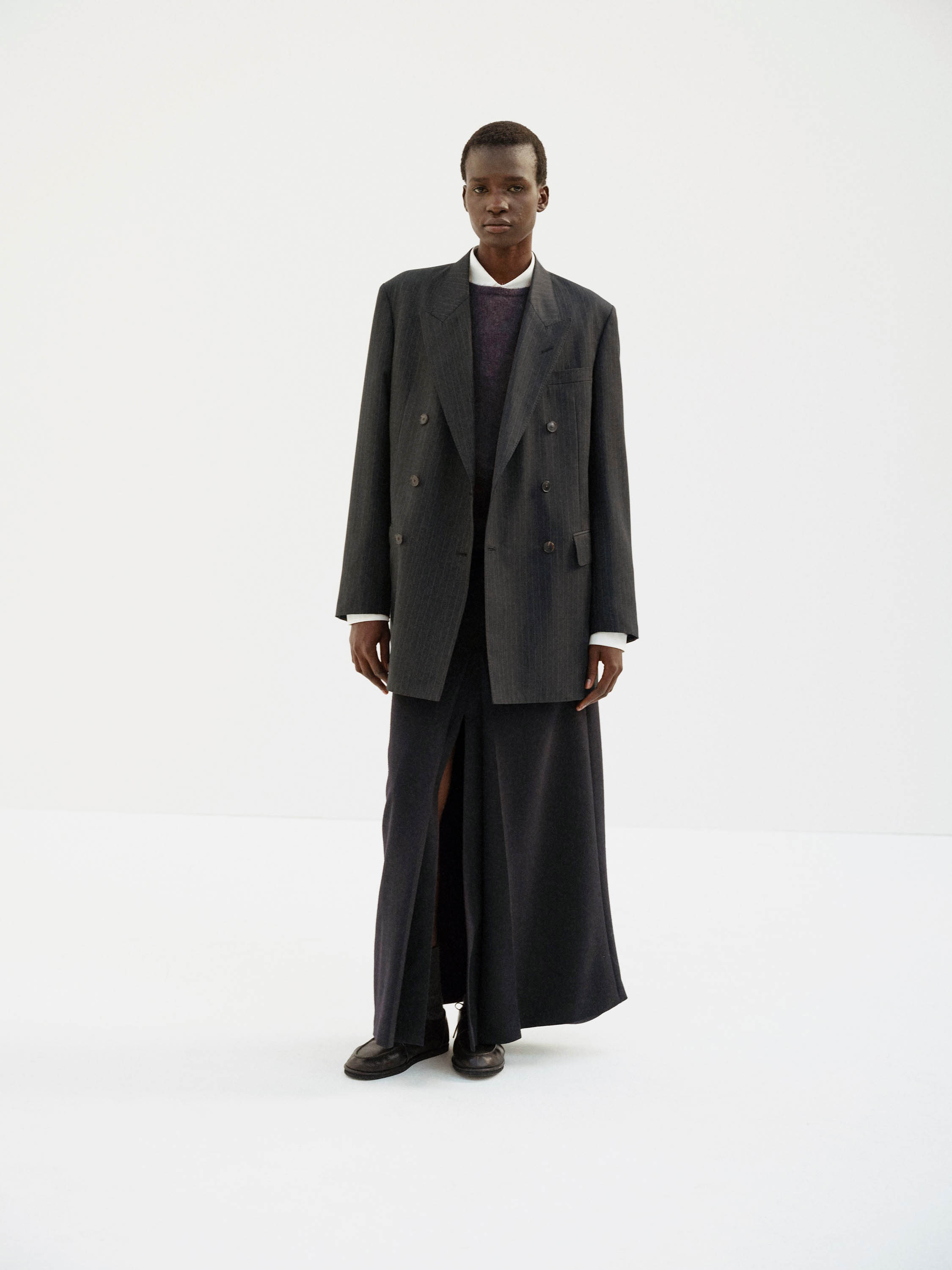 BLUEFACED WOOL DOUBLE-BREASTED JACKET - AURALEE Official Website