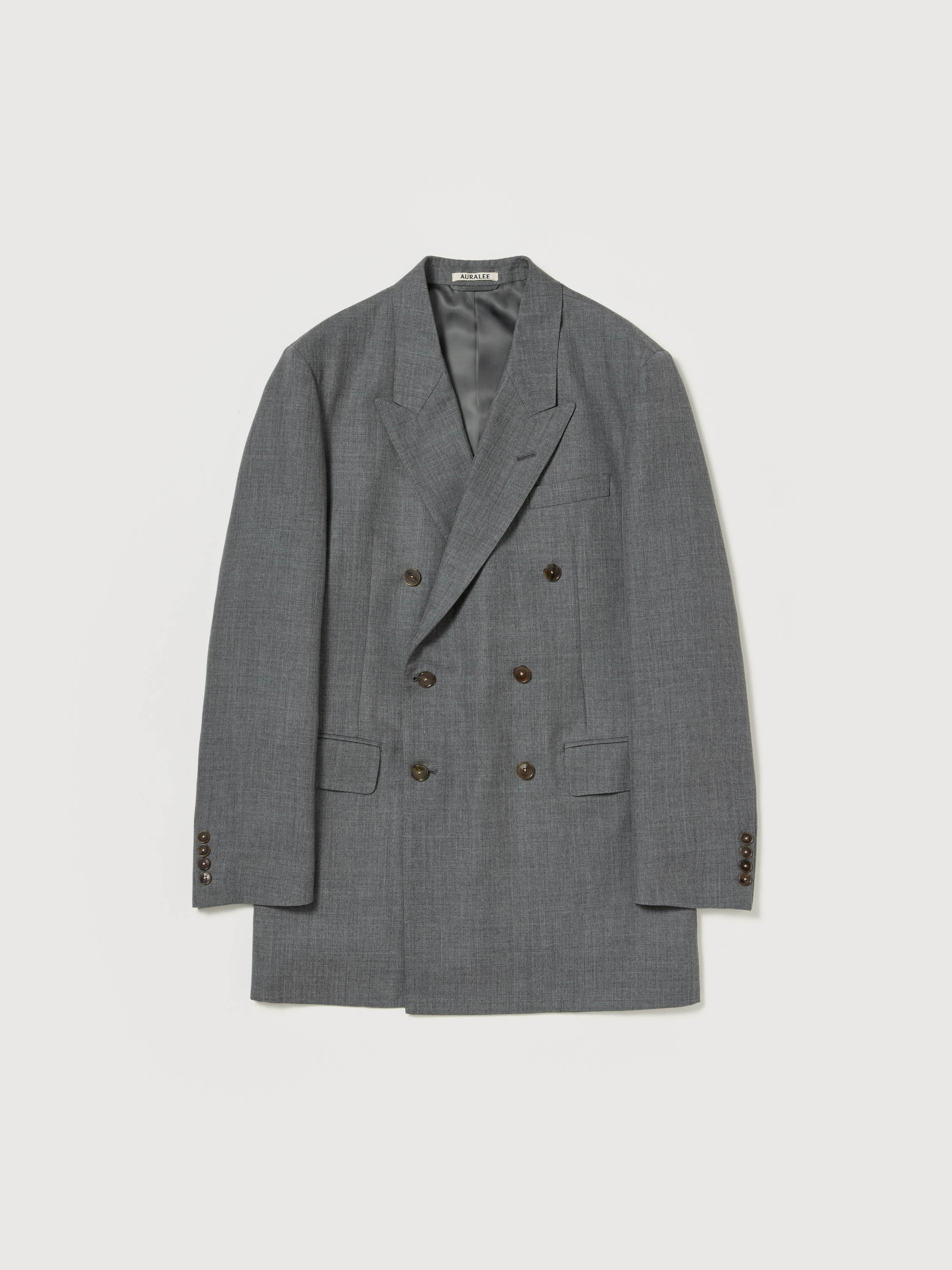 BLUEFACED WOOL DOUBLE-BREASTED JACKET 詳細画像 GRAY STRIPE 1