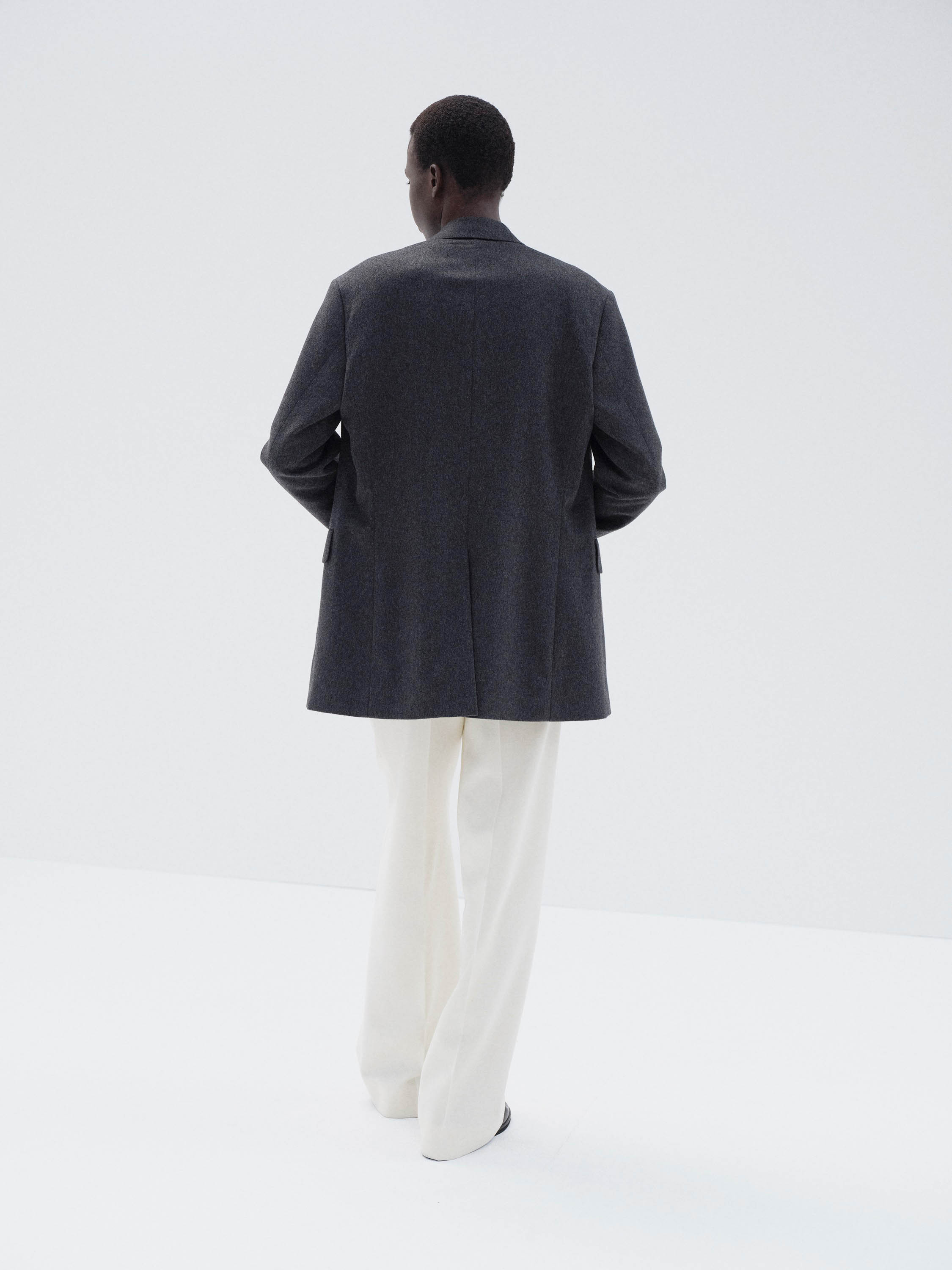 CASHMERE MOLESKIN JACKET 詳細画像 TOP CHARCOAL 4