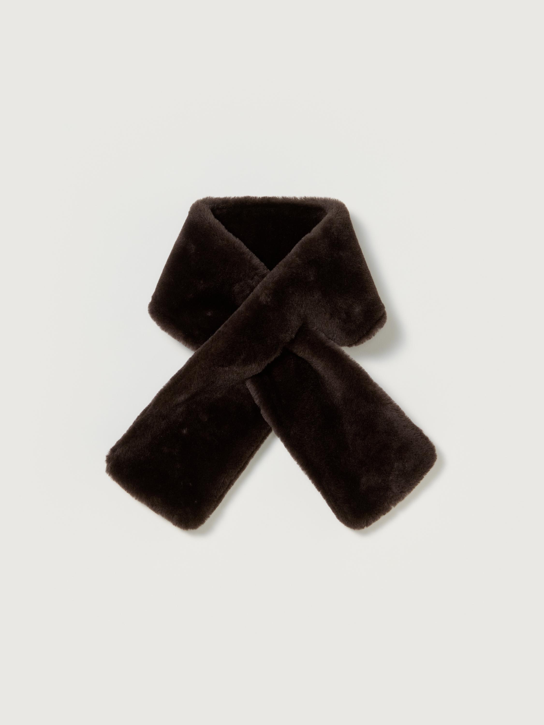 MERINO MOUTON STOLE 詳細画像 DARK BROWN 1