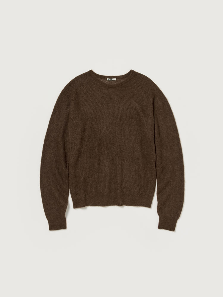 トップス AURALEE BABY SURI ALPACA SHEER KNIT BABY SURI ALPACA SHEER KNIT P/O - AURALEE Official Website