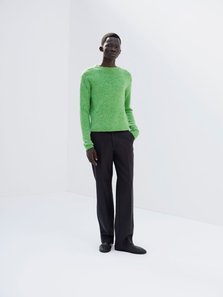 CASHMERE MELANGE KNIT P/O