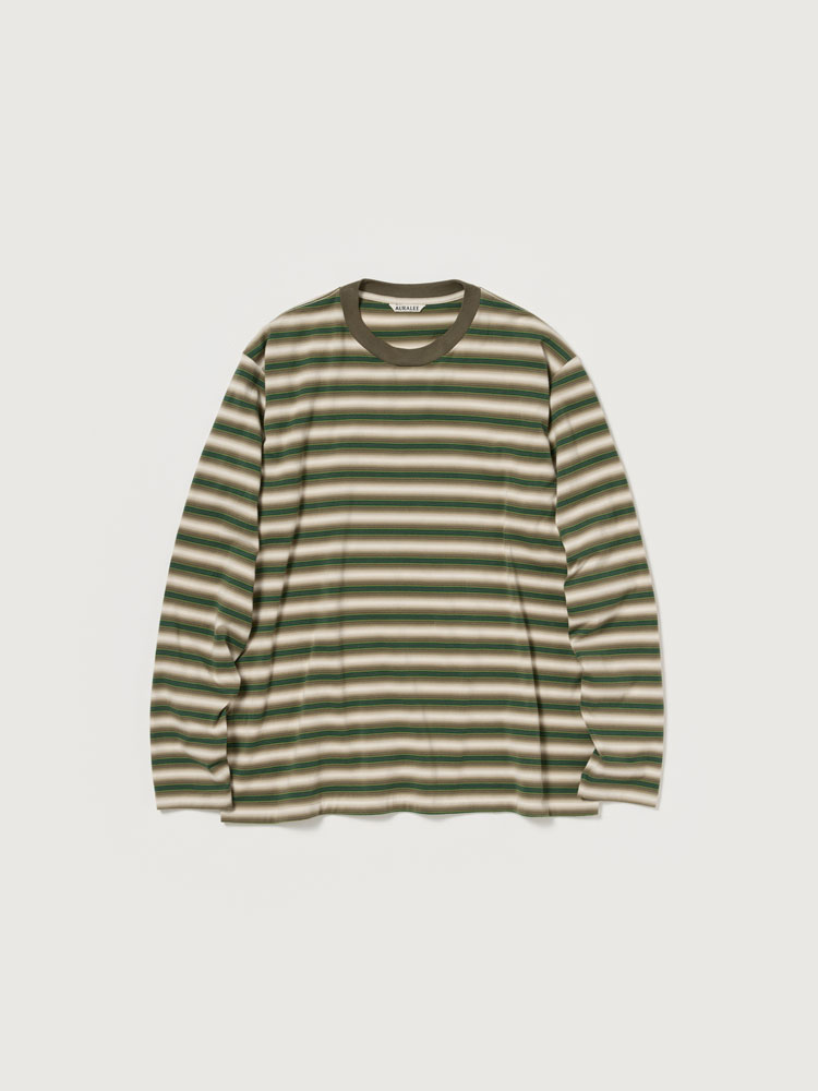 GRADIENT STRIPE JERSEY L/S TEE