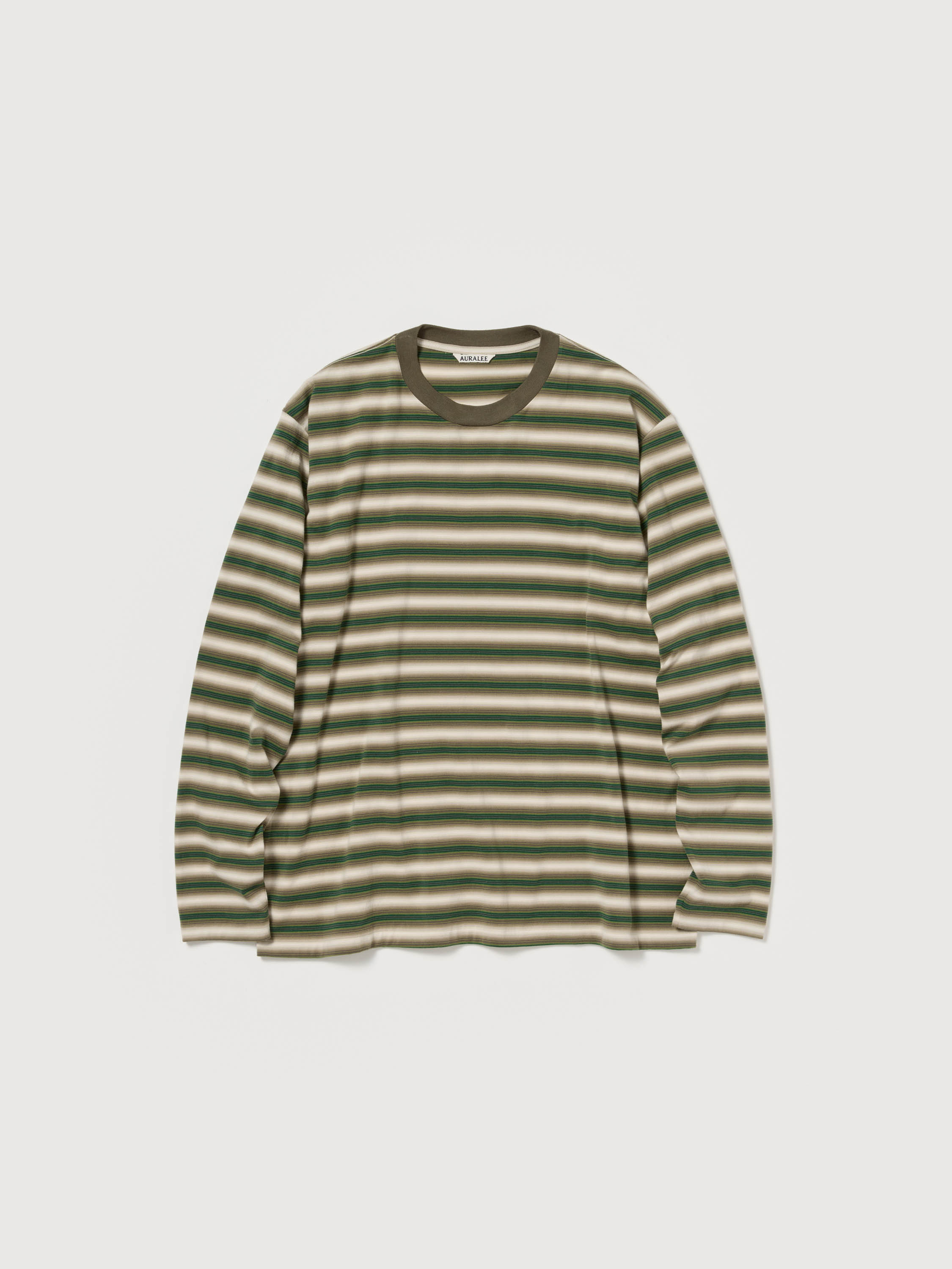 GRADIENT STRIPE JERSEY L/S TEE 詳細画像 FADE BROWN STRIPE 2