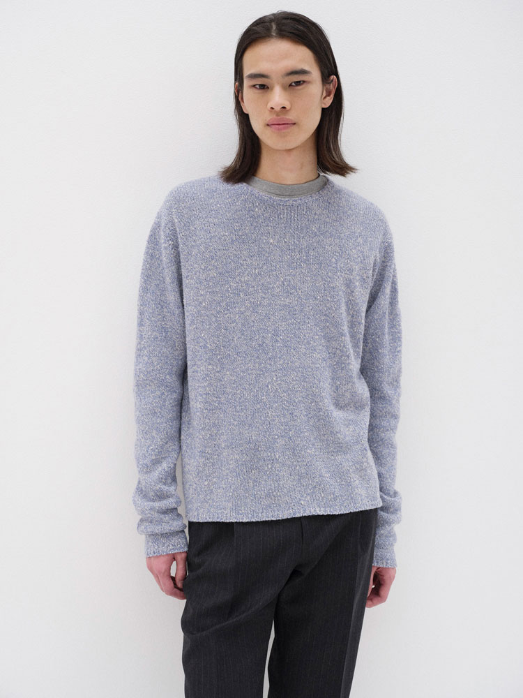 AIRY SILK WOOL KNIT P/O