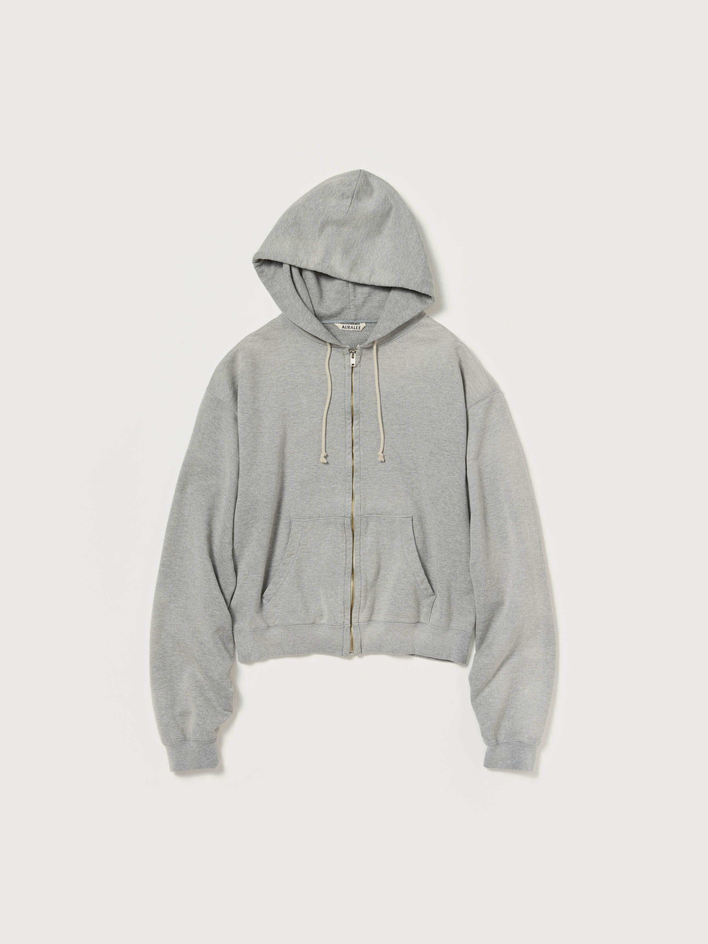 PRODUCT DYED PIMA LIGHT SWEAT ZIP PARKA 詳細画像 TOP GRAY 1