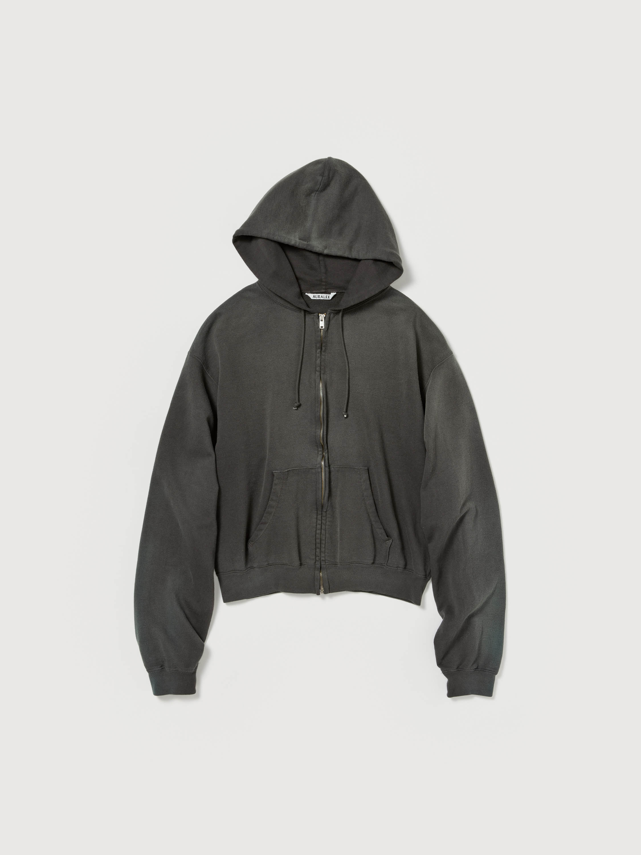 PRODUCT DYED PIMA LIGHT SWEAT ZIP PARKA 詳細画像 INK BLACK 1
