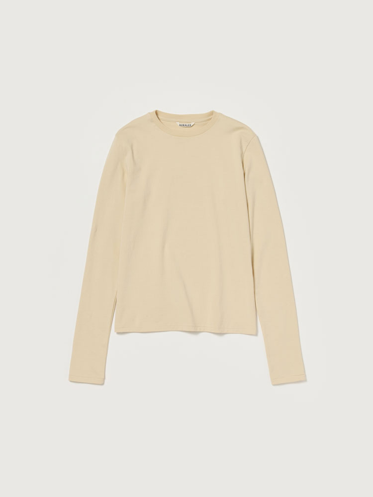 HIGH TWIST COTTON JERSEY L/S TEE
