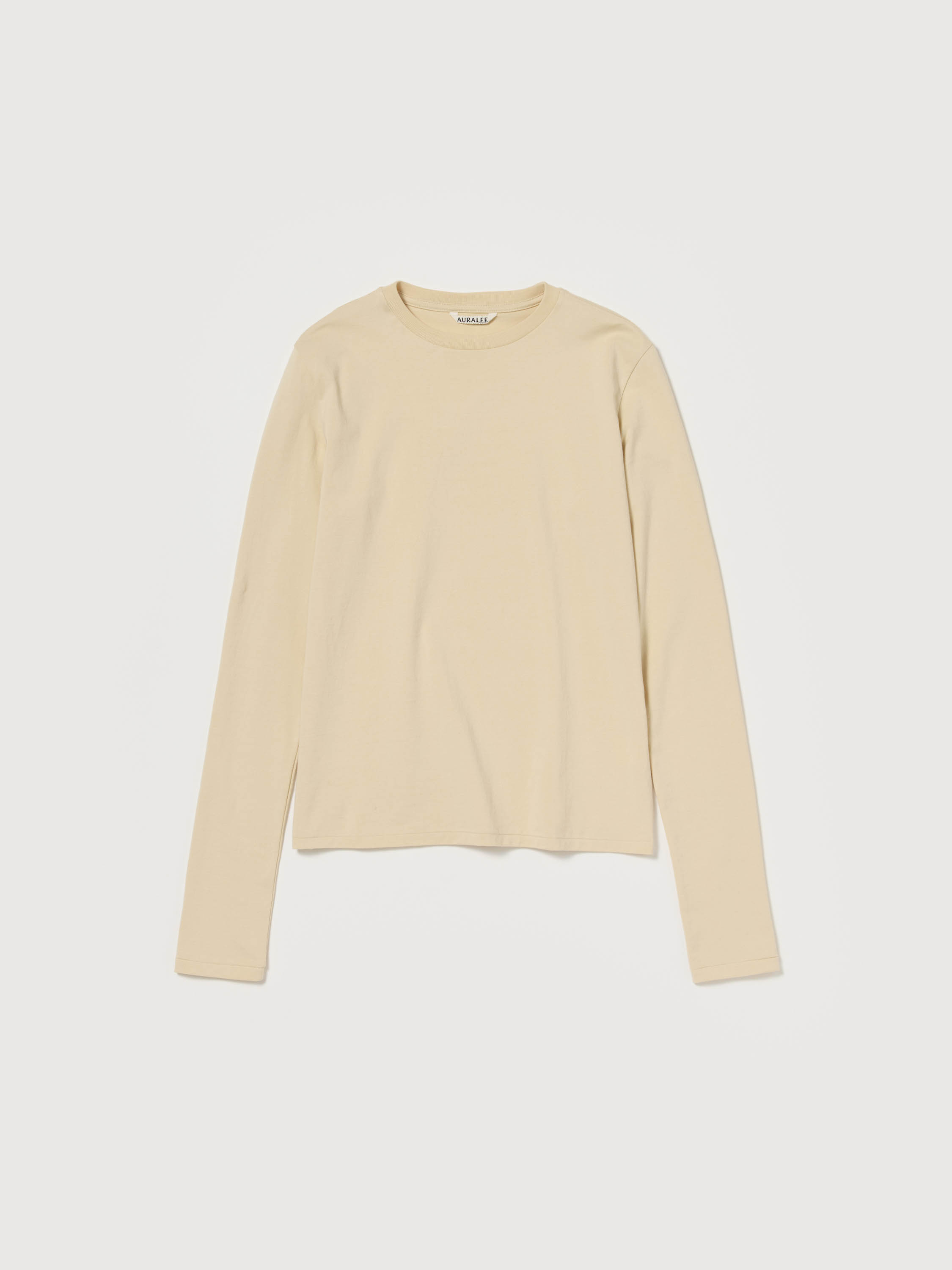 HIGH TWIST COTTON JERSEY L/S TEE 詳細画像 LIGHT BEIGE 2