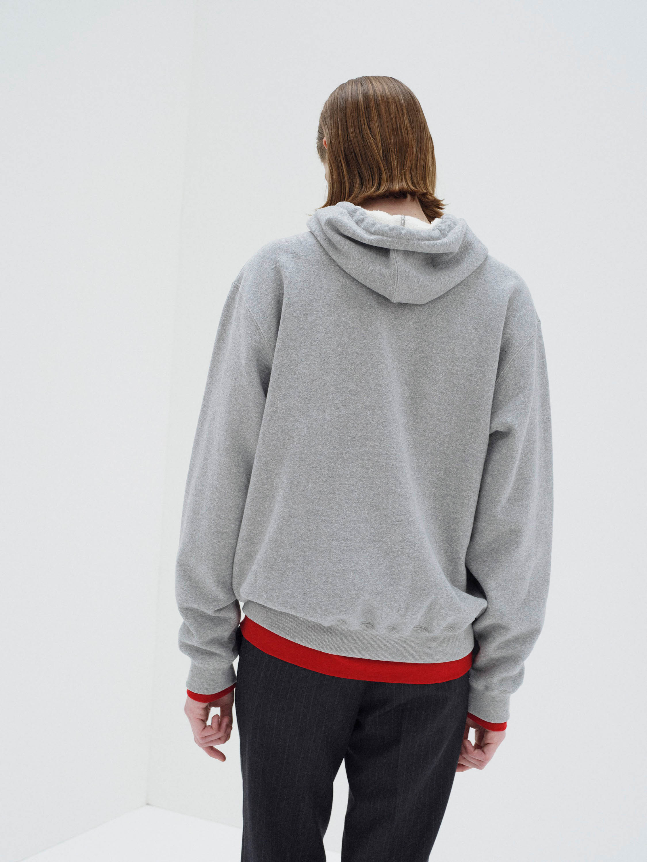 SMOOTH SOFT BD SWEAT P/O PARKA 詳細画像 TOP GRAY 3